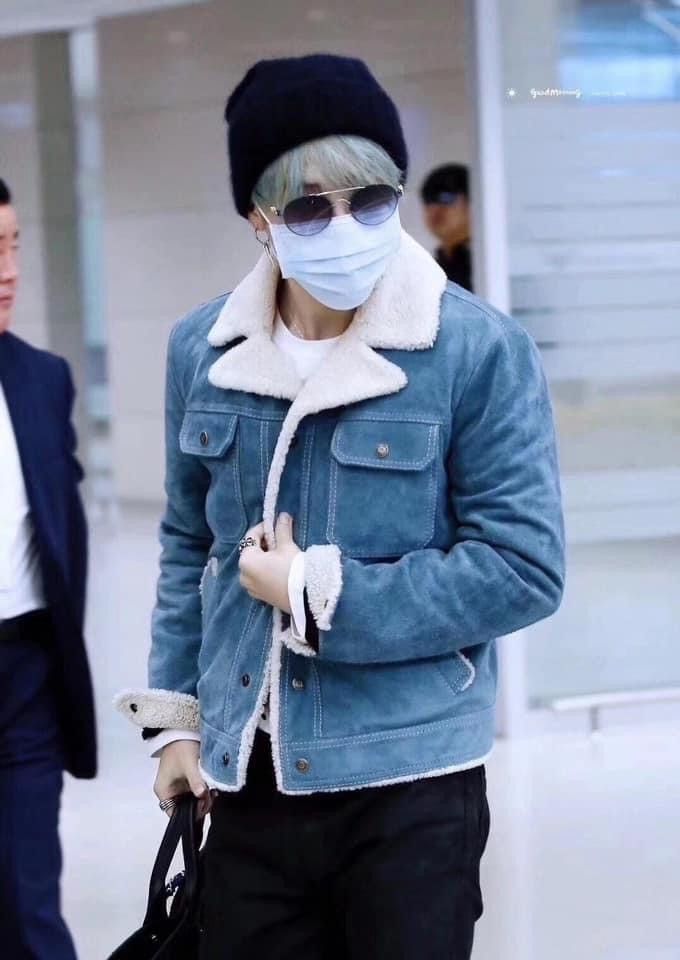 Saint Laurent Paris 18FW Shearling Suede Denim Jacket sz46 Size US S / EU 44-46 / 1 - 19 Thumbnail