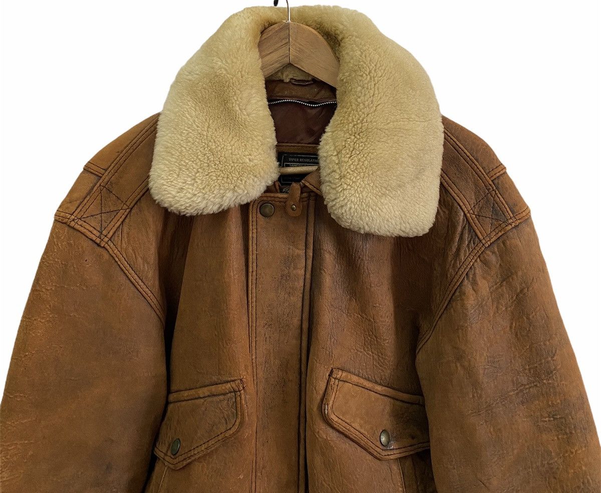 Schott GRAIL🔥 OG VULVA STRAUSS SHEARLING LEATHER JACKET Size US M / EU 48-50 / 2 - 6 Thumbnail
