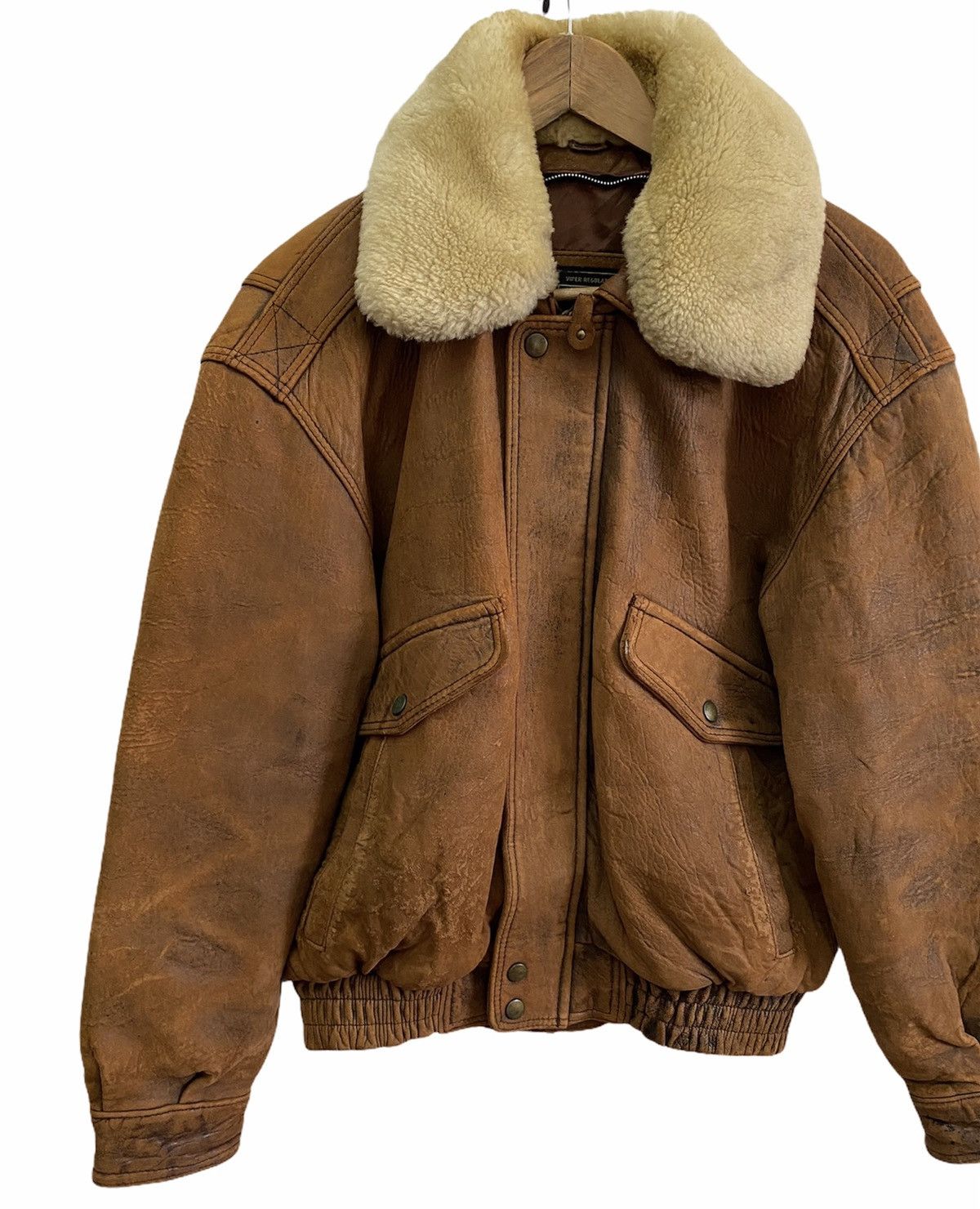 Schott GRAIL🔥 OG VULVA STRAUSS SHEARLING LEATHER JACKET Size US M / EU 48-50 / 2 - 5 Thumbnail