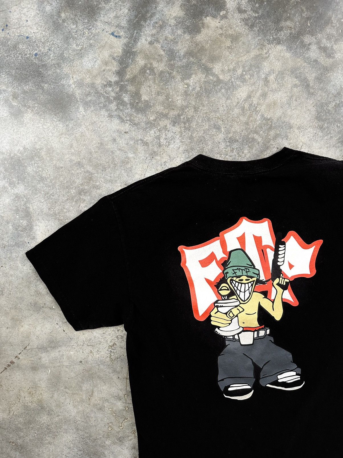 Fuck The Population Fuck The Population Black Tagger / Graffiti Tee Sz. Large Size US L / EU 52-54 / 3 - 2 Thumbnail