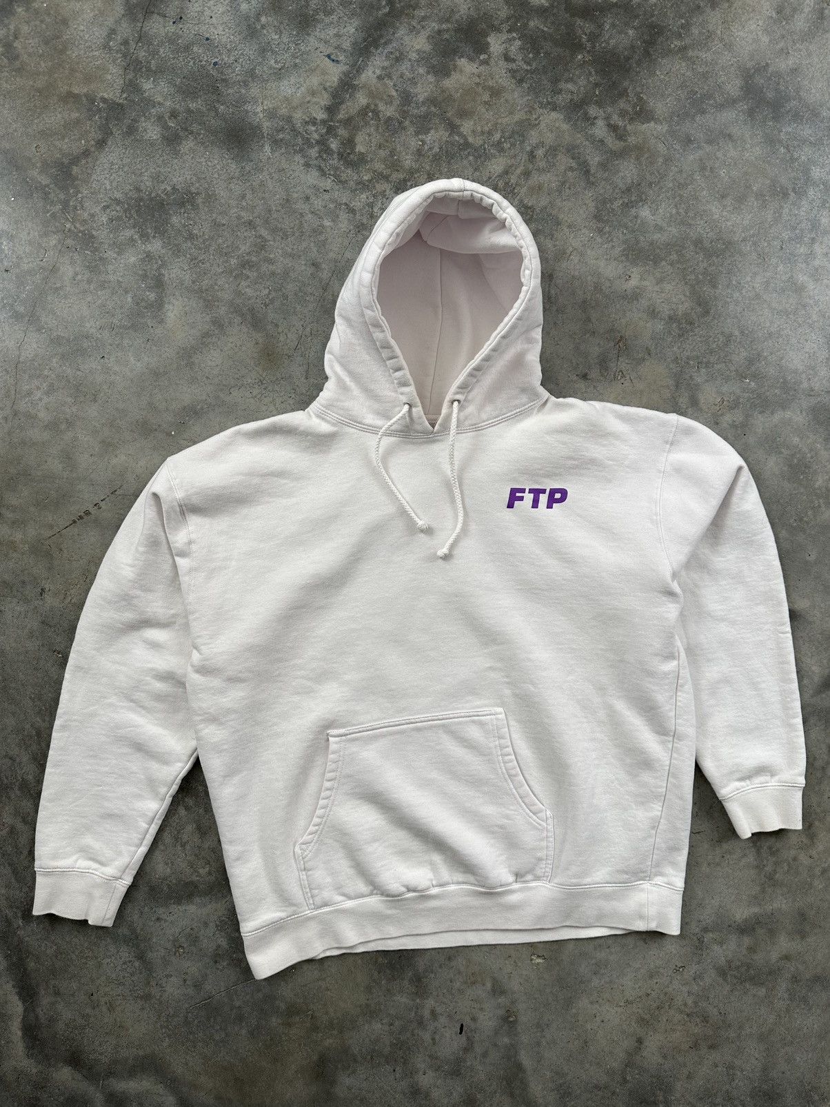 Fuck The Population Fuck The Population OG White + Purple Logo Hoodie Sz XL FTP Size US XL / EU 56 / 4 - 5 Thumbnail