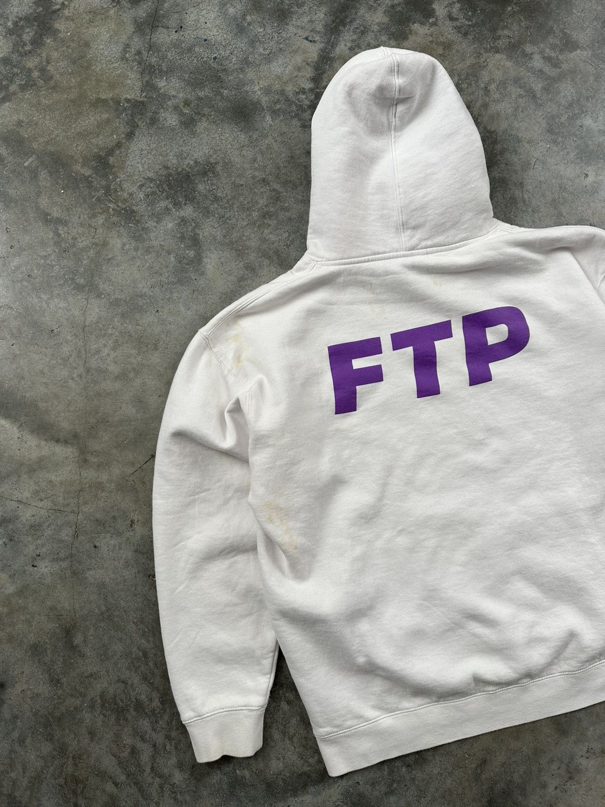 Fuck The Population Fuck The Population OG White + Purple Logo Hoodie Sz XL FTP Size US XL / EU 56 / 4 - 2 Thumbnail