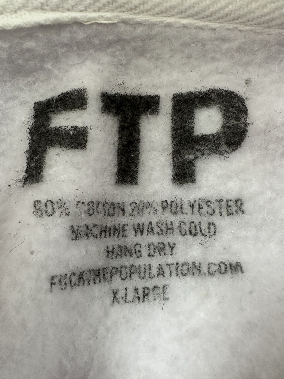 Fuck The Population Fuck The Population OG White + Purple Logo Hoodie Sz XL FTP Size US XL / EU 56 / 4 - 7 Thumbnail