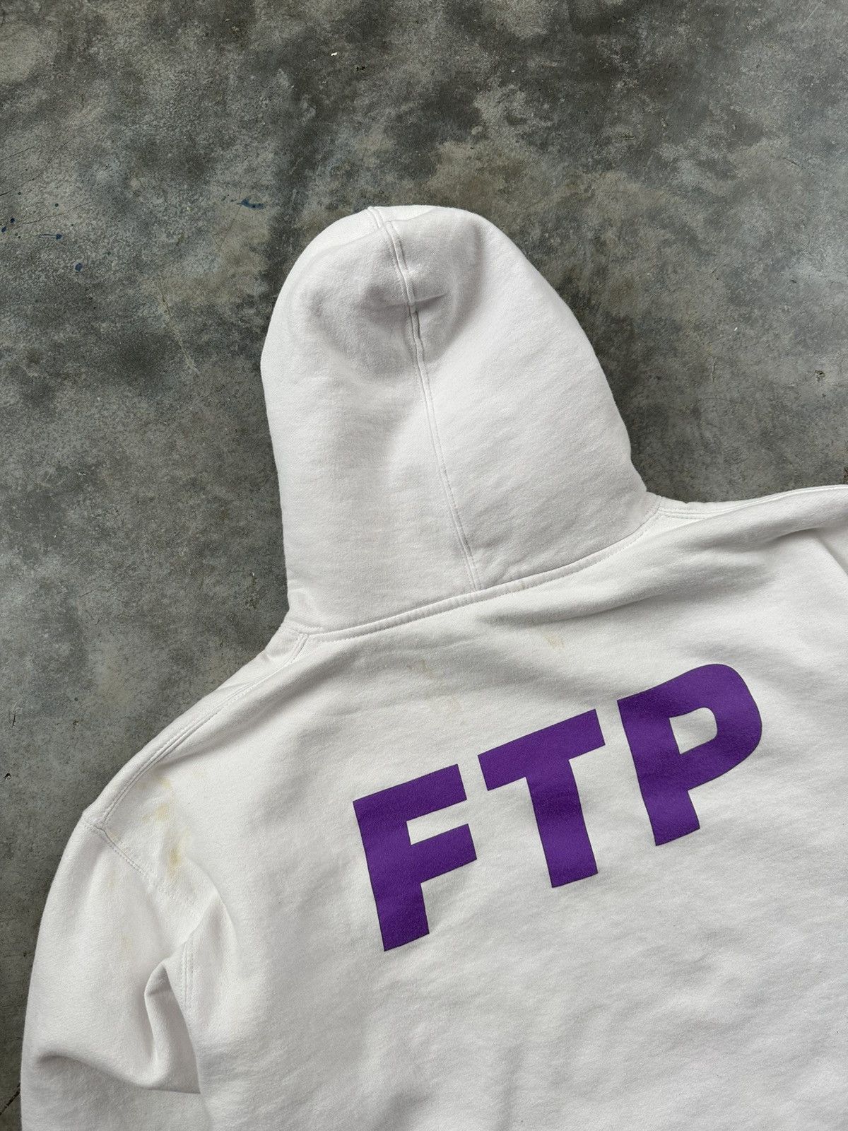 Fuck The Population Fuck The Population OG White + Purple Logo Hoodie Sz XL FTP Size US XL / EU 56 / 4 - 3 Thumbnail