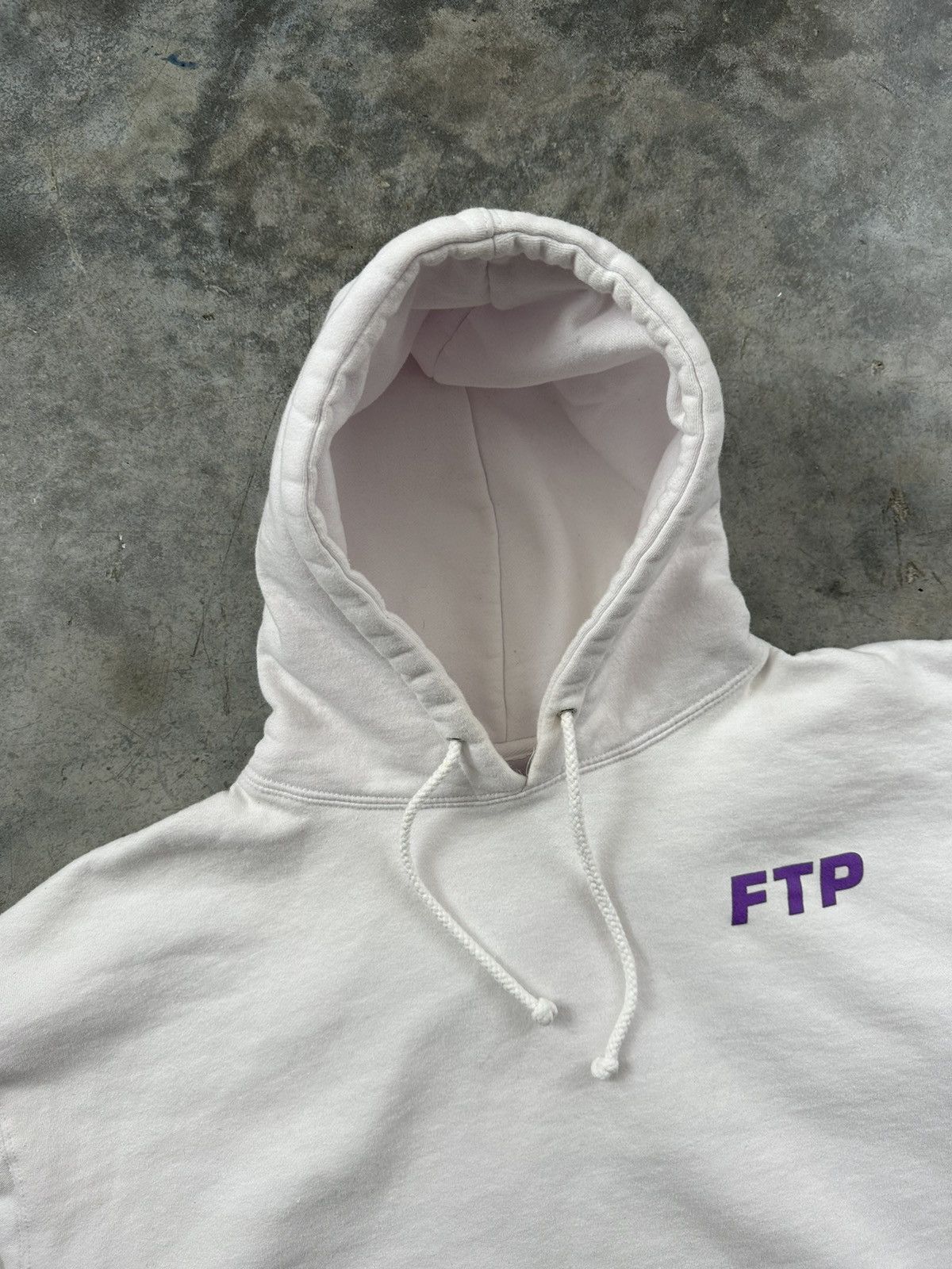 Fuck The Population Fuck The Population OG White + Purple Logo Hoodie Sz XL FTP Size US XL / EU 56 / 4 - 6 Thumbnail