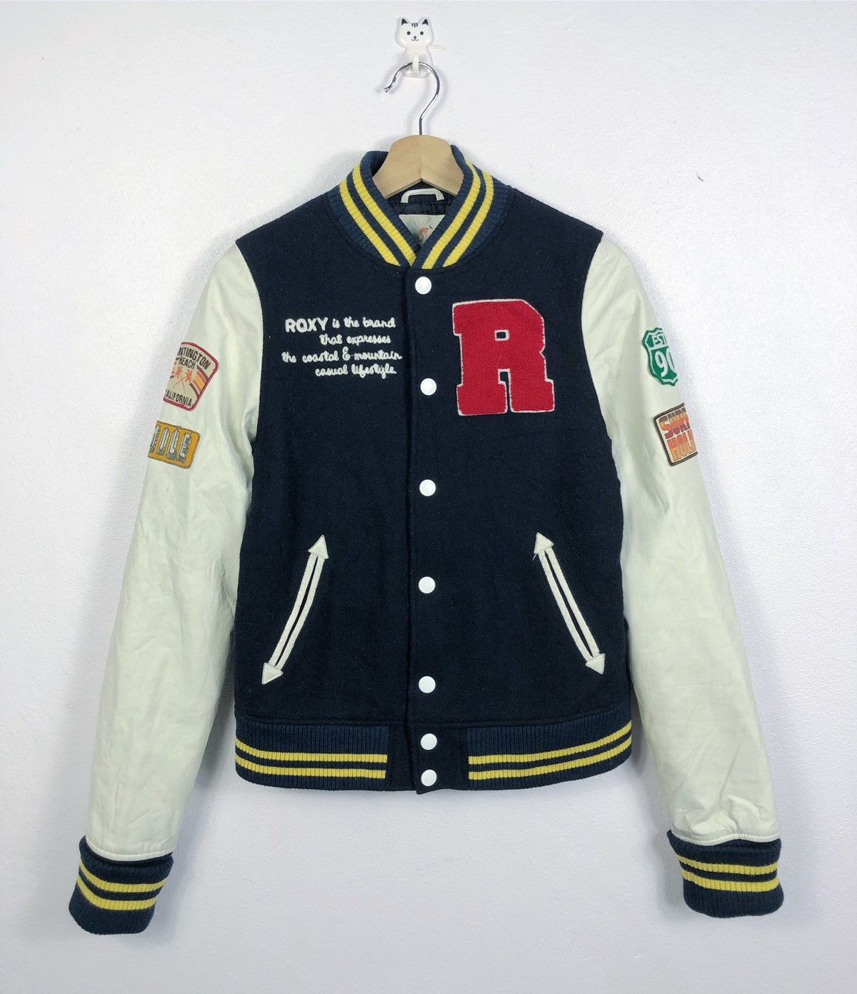 Rare Roxy Surf Varsity Jacket