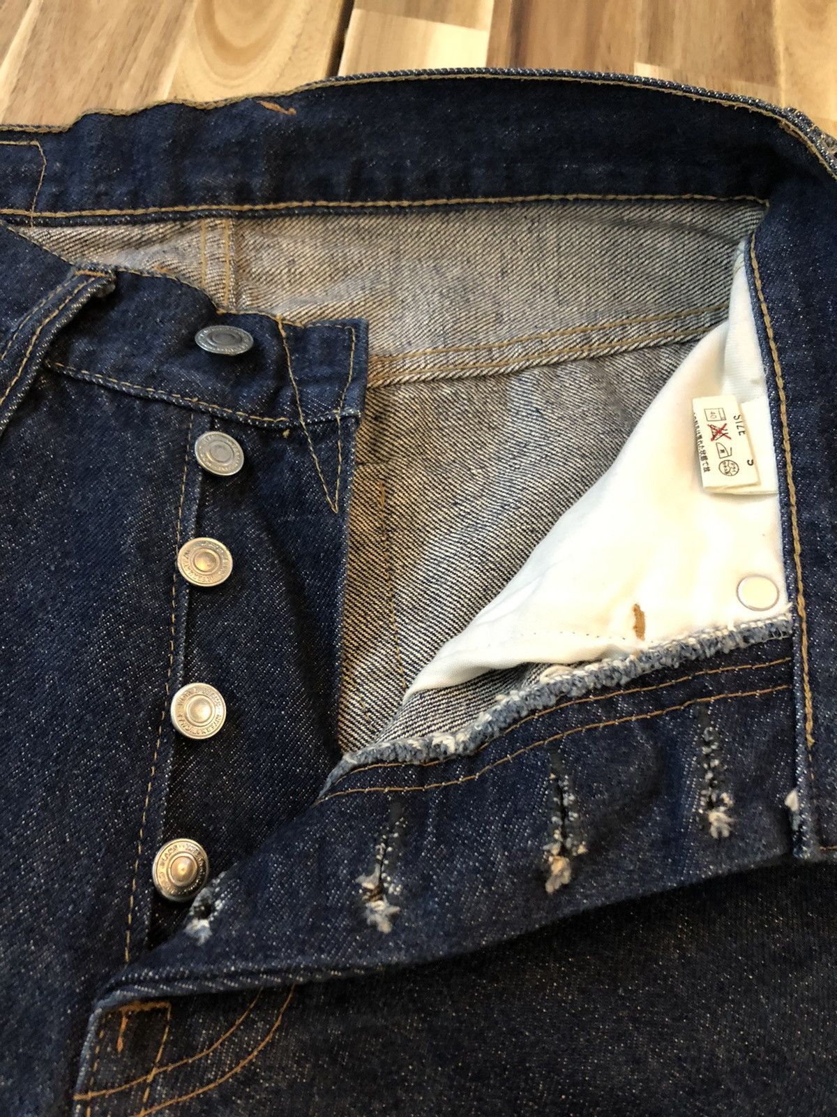 Japanese Brand Vintage RNAINC Selvedge Denim Jeans Size US 28 / EU 44 - 4 Thumbnail