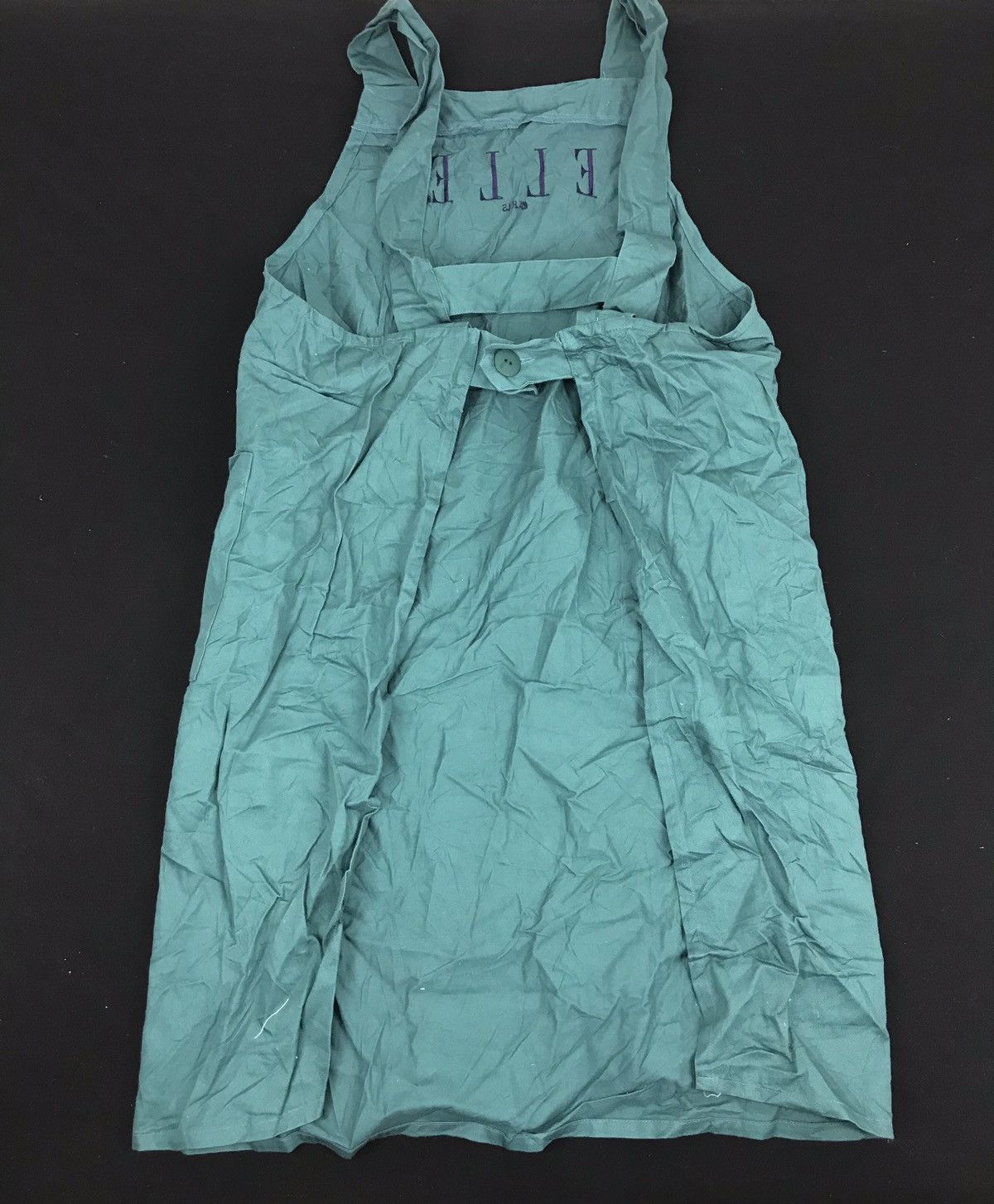 Japanese Brand ELLE Paris Apron Nice Design Pocket Adjustable Straps Size ONE SIZE - 2 Thumbnail