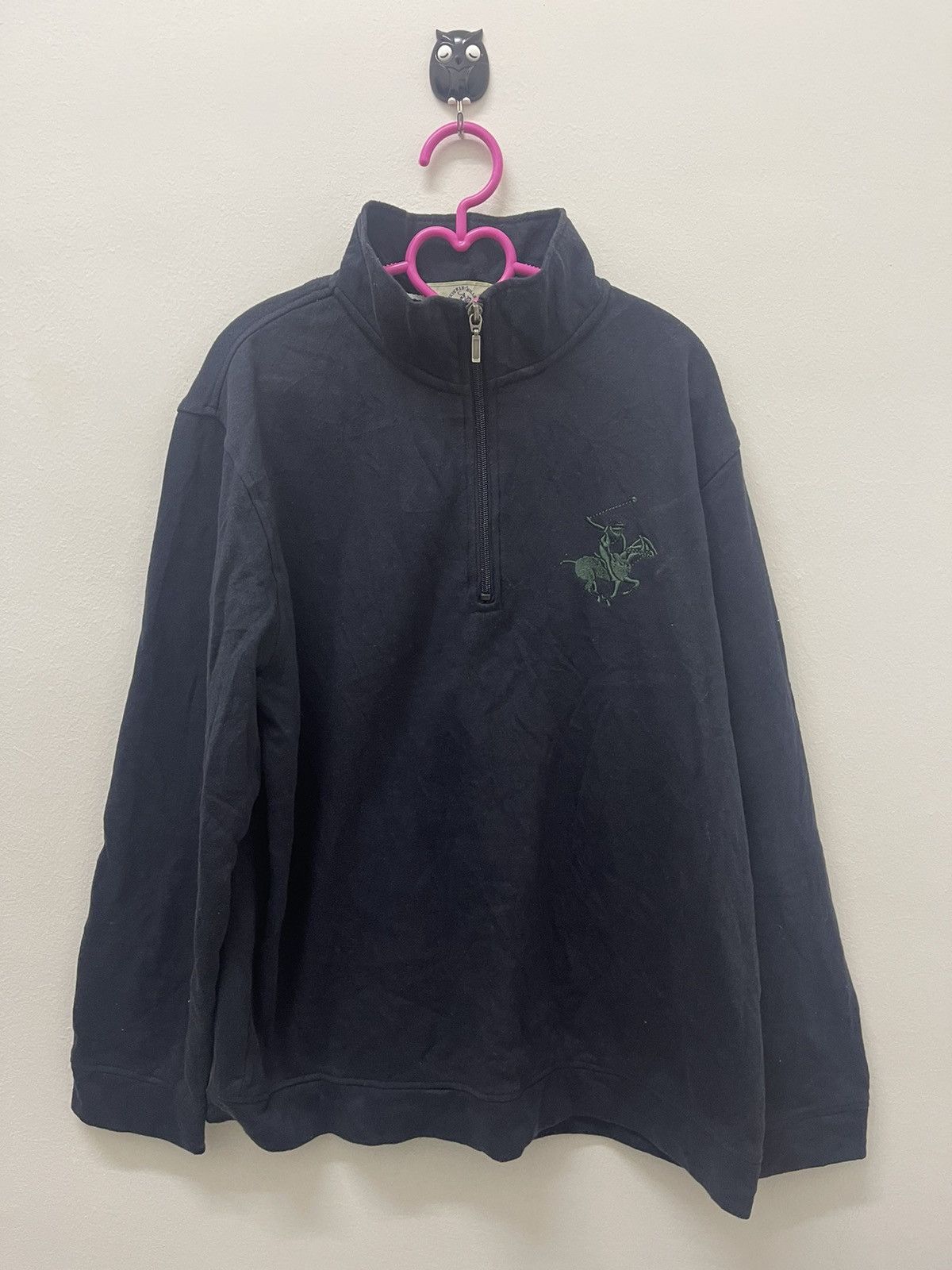 Beverly Hills Polo Club Rare BHPC Beverly Hills Polo Club Half Zip Sweatshirt Size US L / EU 52-54 / 3 - 1 Thumbnail