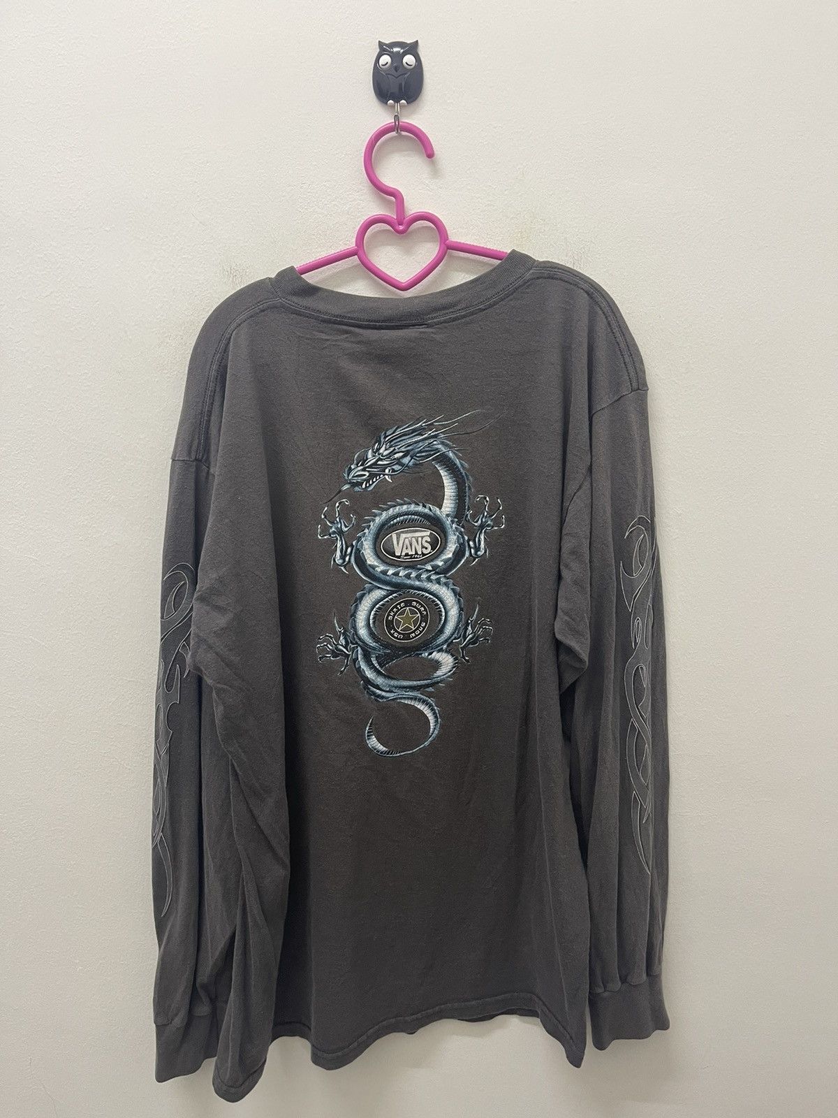 Vans Rare Vintage VANS Dragon Long Sleeve Size US L / EU 52-54 / 3 - 1 Thumbnail