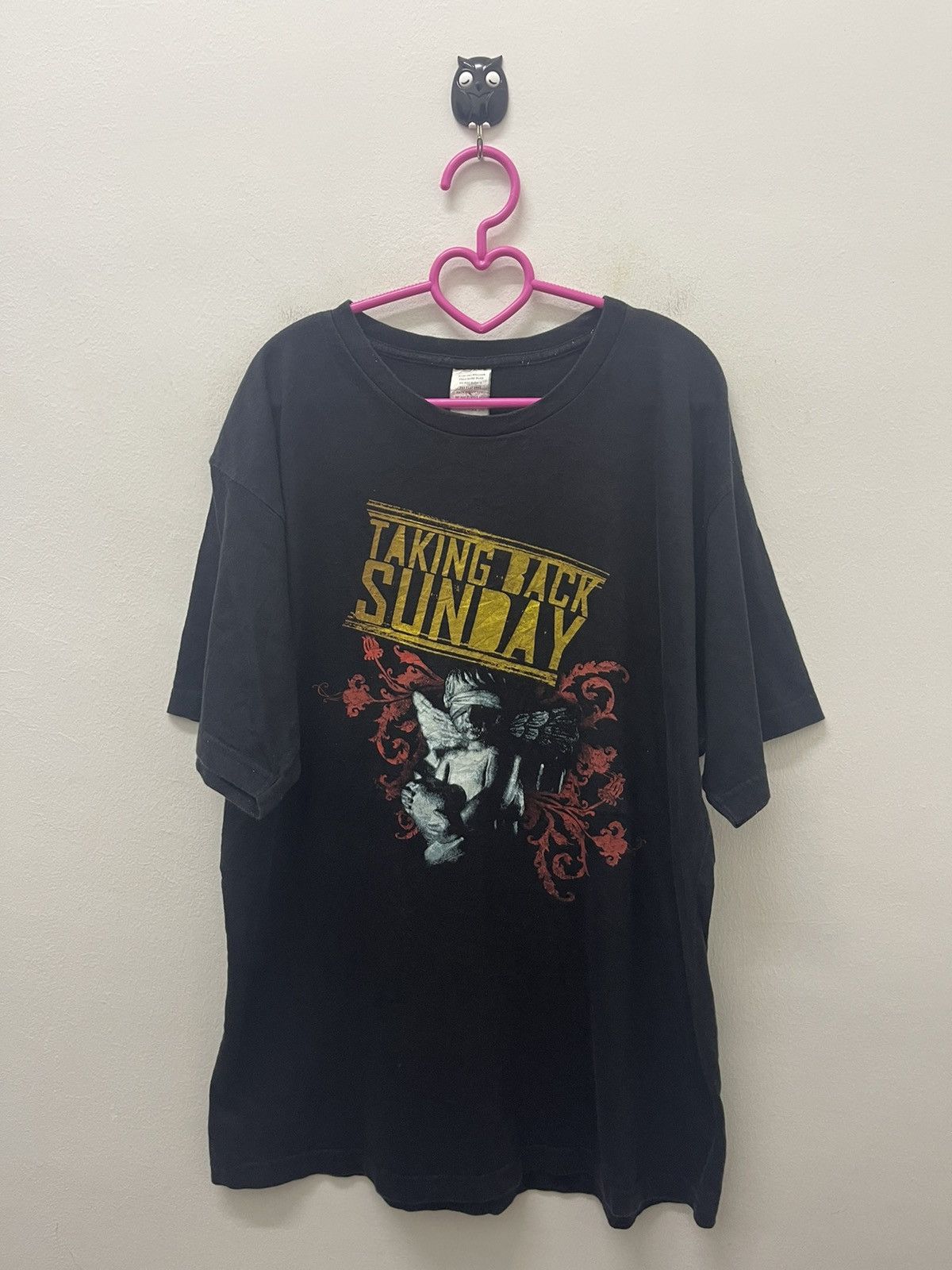 image of Band Tees x Rock Band Taking Back Sunday in Black, Men's (Size Large)