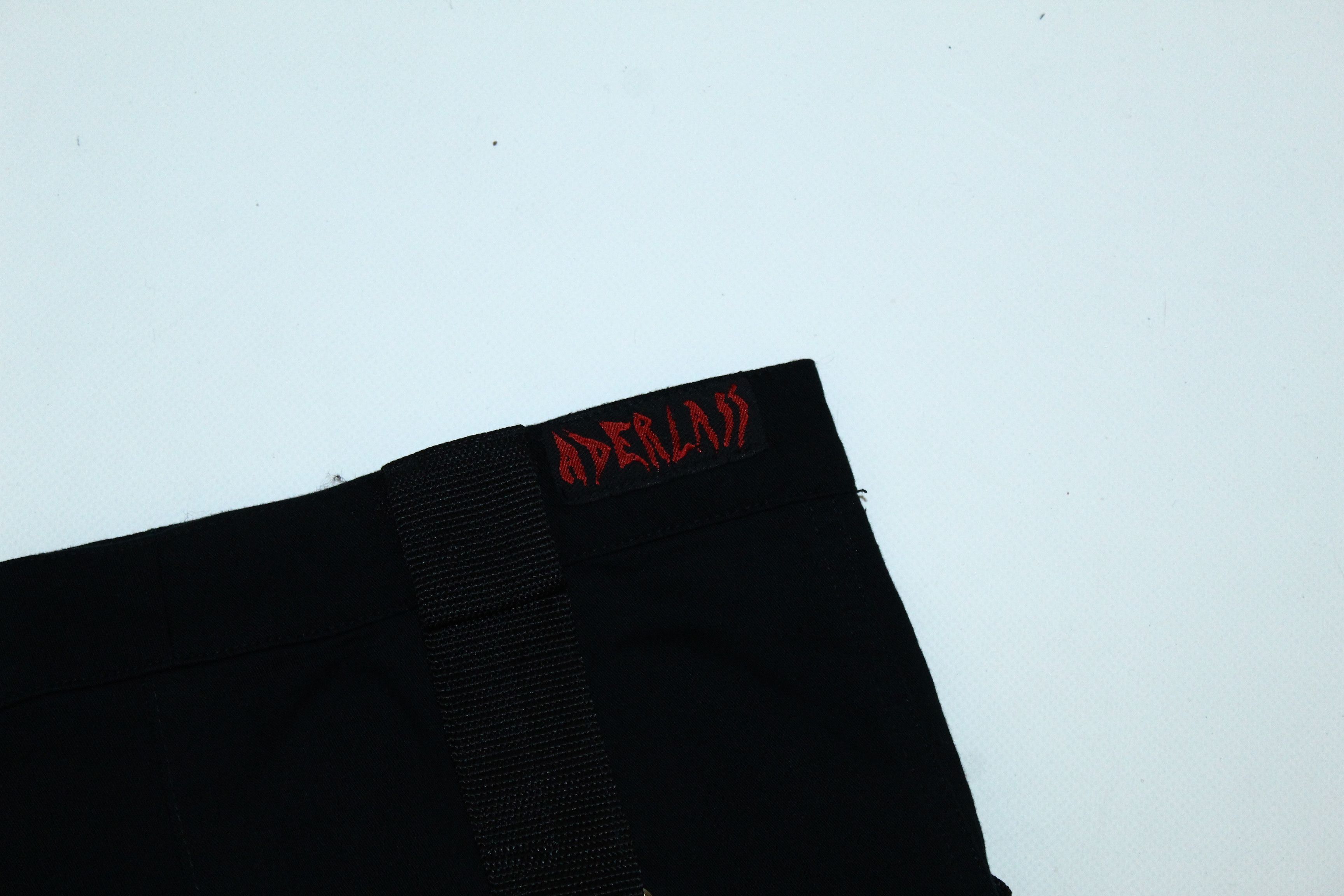 Beauty Beast 💥💥💥 Vtg Aderlass Goth Brand Bondage Stretch Denim Kilt Size US 32 / EU 48 - 5 Thumbnail