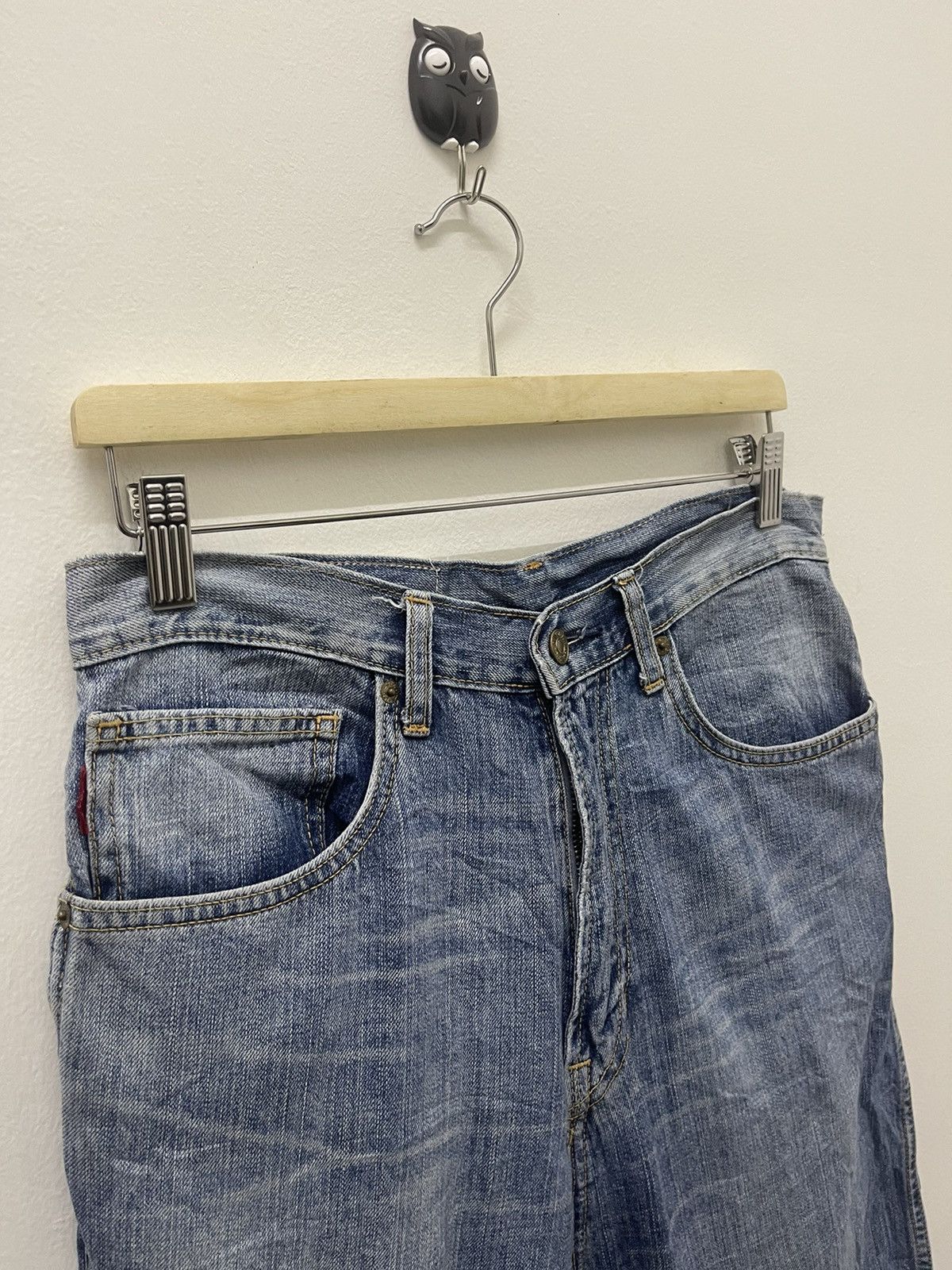 If Six Was Nine Rare Vintage RNA INC Double Waist Denim Size US 31 - 7 Thumbnail