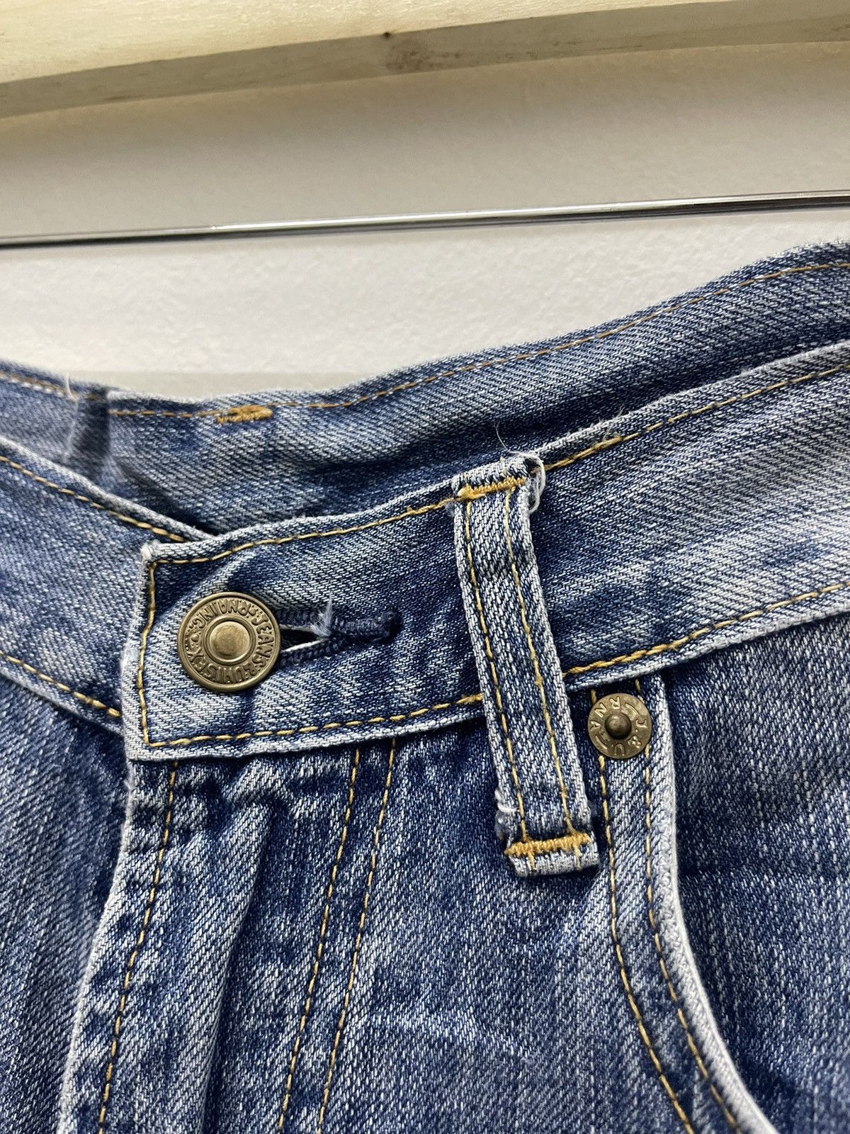 If Six Was Nine Rare Vintage RNA INC Double Waist Denim Size US 31 - 8 Thumbnail