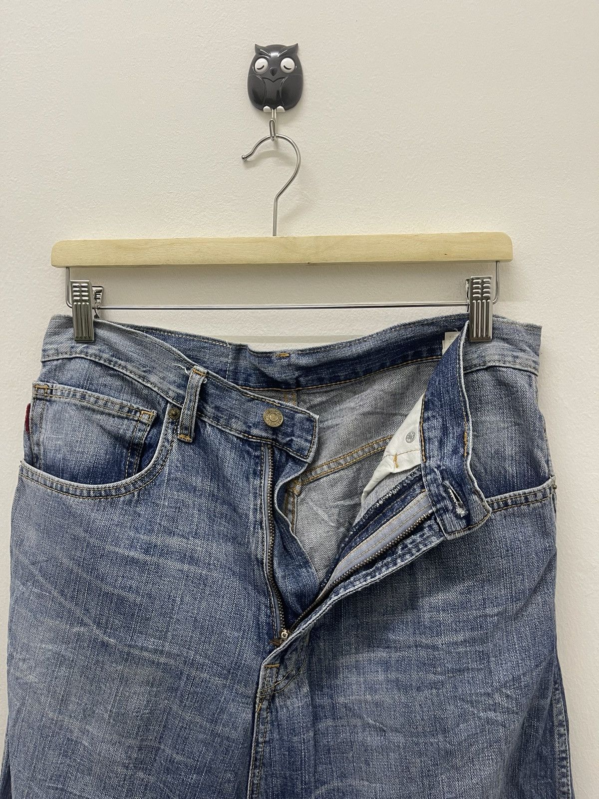 If Six Was Nine Rare Vintage RNA INC Double Waist Denim Size US 31 - 9 Thumbnail