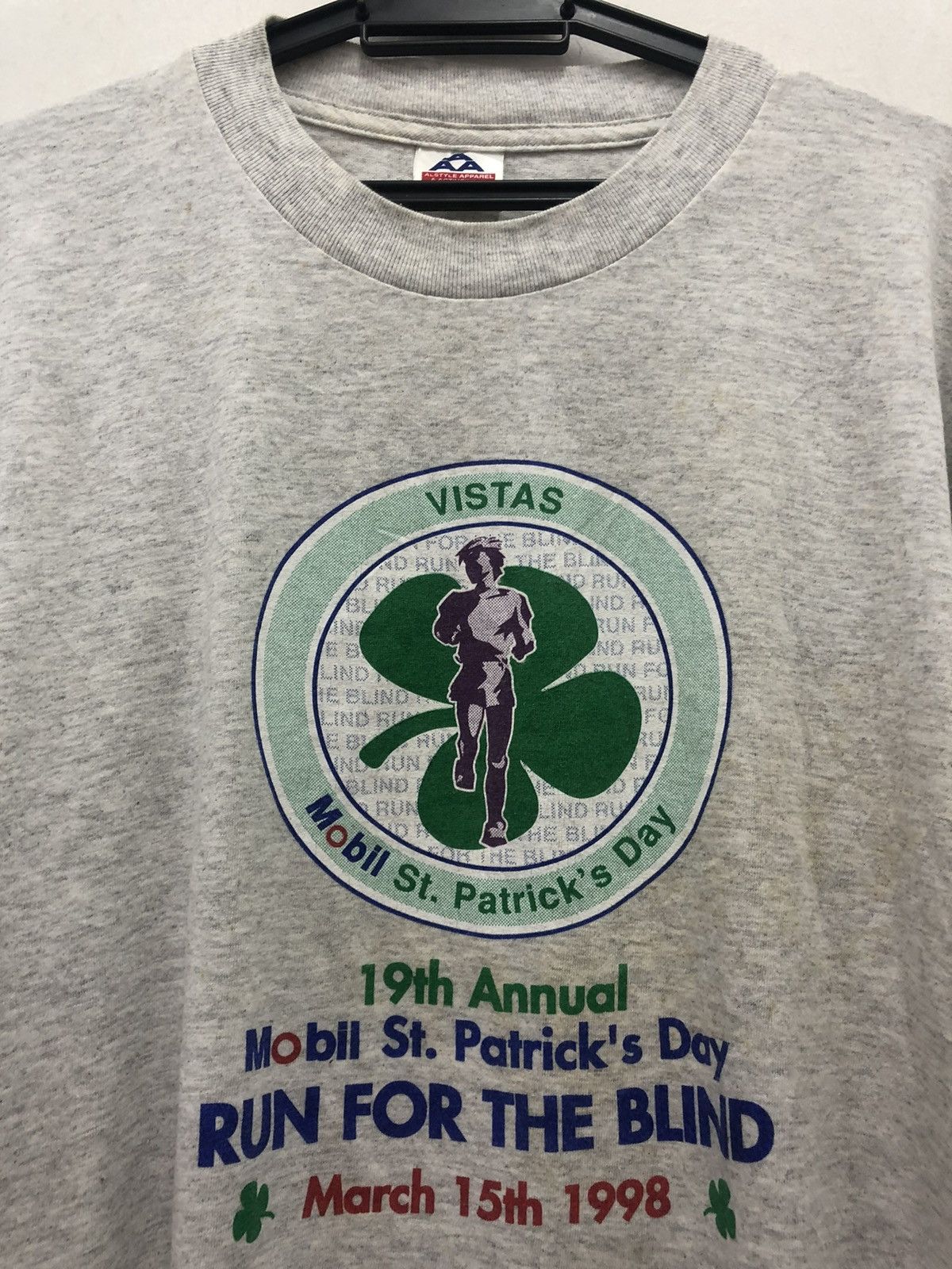 Vintage Rare Vintage MOBIL St Patrick’s Day Vistas 1998 Promo Tee Size US XL / EU 56 / 4 - 3 Thumbnail