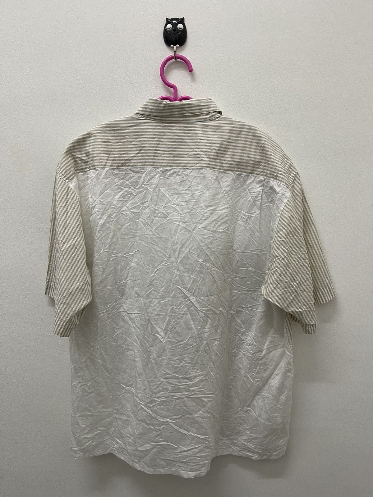 Lancel Rare Vintage LANCEL PARIS Patchwork Striped Button Up Size US L / EU 52-54 / 3 - 4 Thumbnail