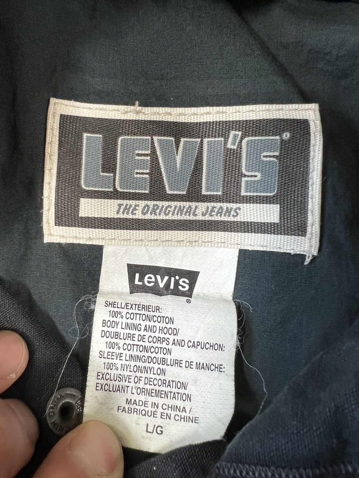 Levi's × Vintage Vintage Levis Workers Military Flight Style Canvas Jacket Size US L / EU 52-54 / 3 - 3 Thumbnail