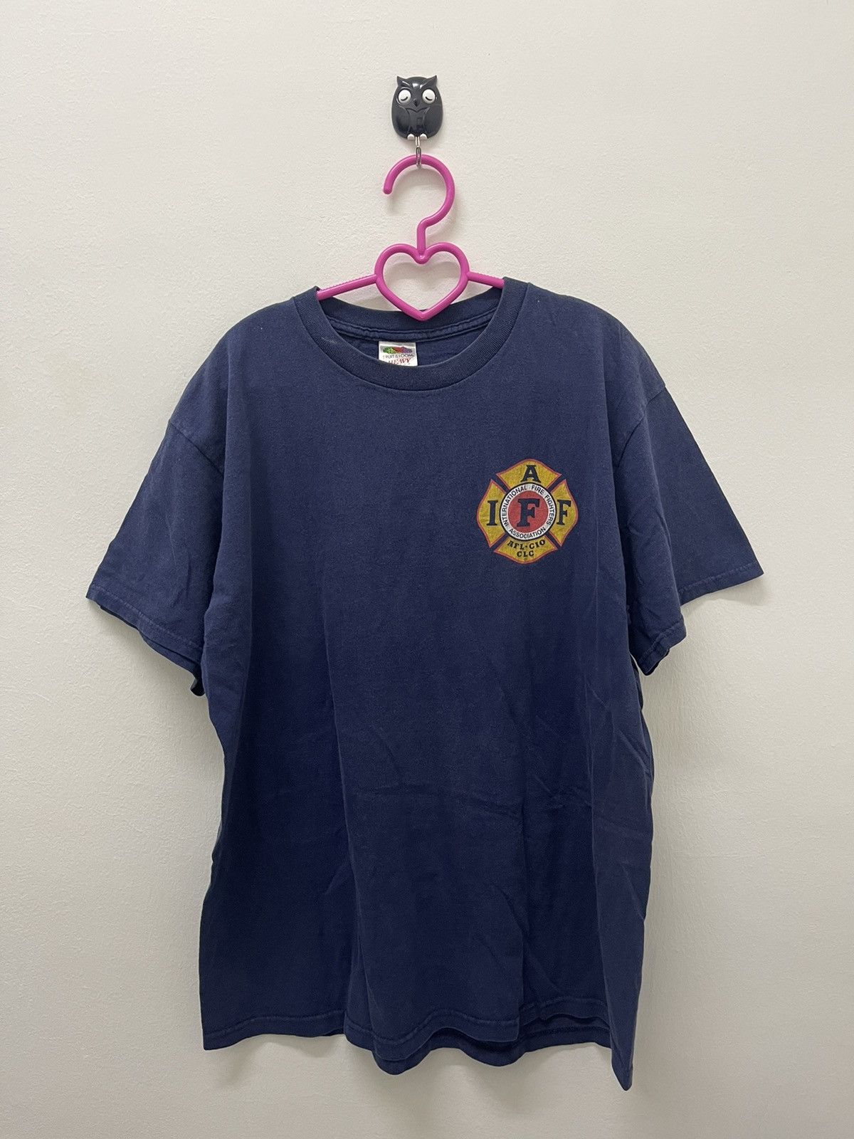 Other Vtg INTERNATIONAL FIREFIGHTERS ASSOCIATION 50th Anniversary Size US L / EU 52-54 / 3 - 3 Thumbnail