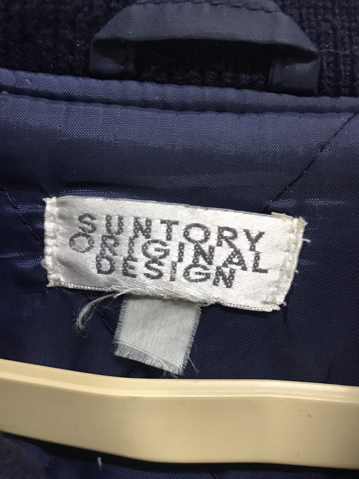 Japanese Brand Suntory coffee boss embroidered logo leather sleeve varsity Size US L / EU 52-54 / 3 - 4 Thumbnail