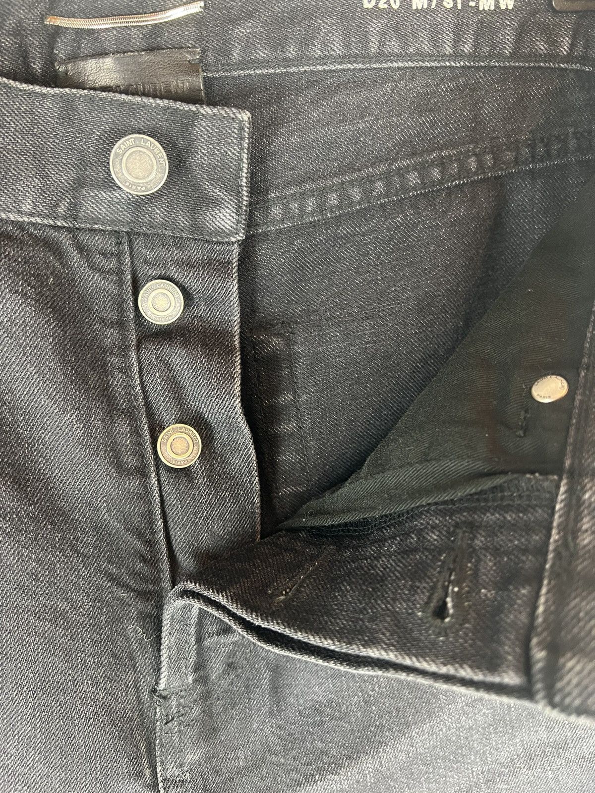Hedi Slimane × Saint Laurent Paris Saint Laurent Paris D20 Jeans Size US 30 / EU 46 - 5 Thumbnail