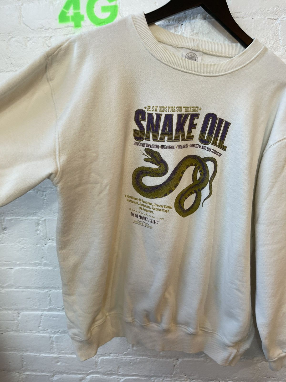 Vintage Vintage 90s SNAKE OIL Sweater Pullover Sweatshirt XL Size US XL / EU 56 / 4 - 2 Thumbnail