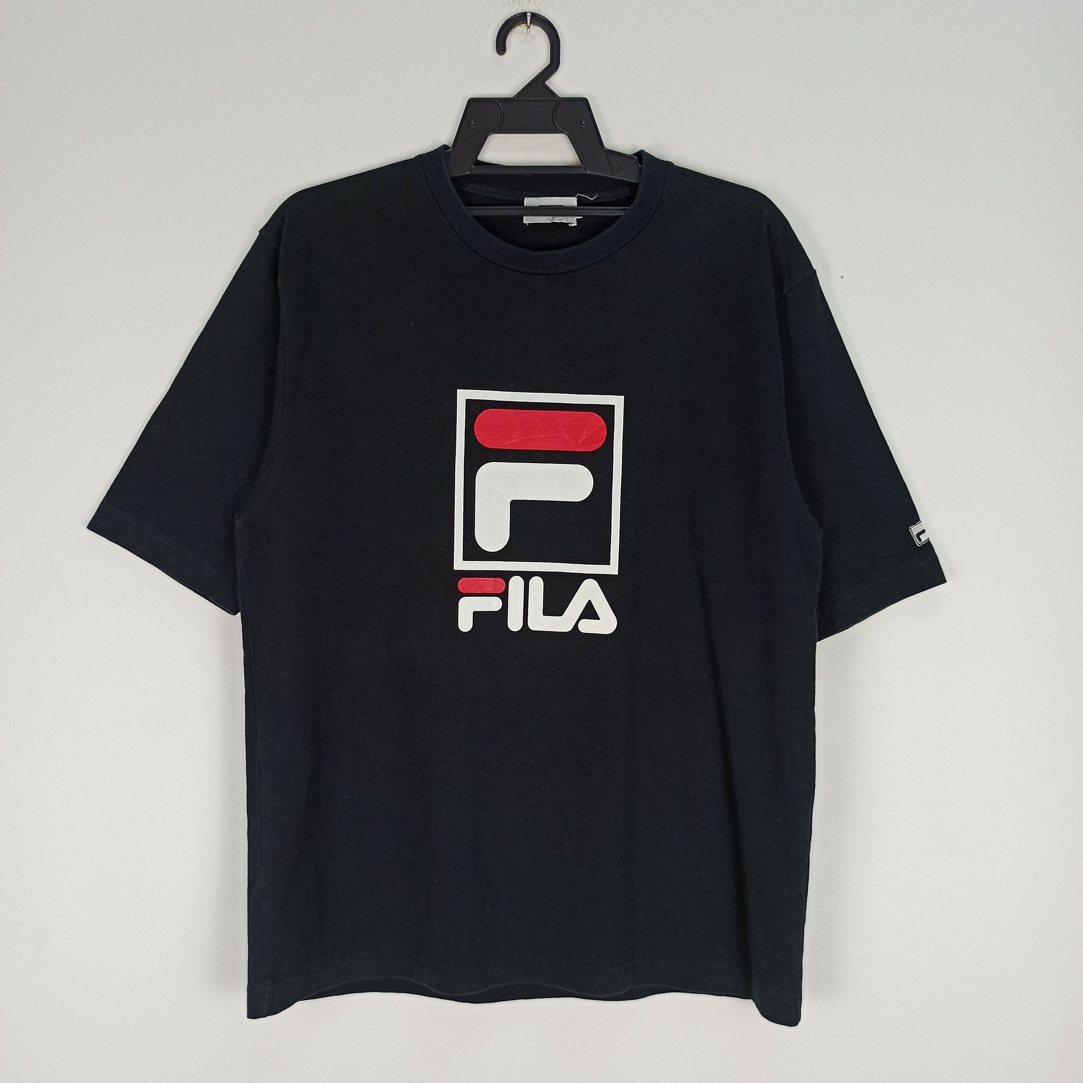 Fila FILA Big Logo Block Tshirt Black Size US M / EU 48-50 / 2 - 1 Thumbnail