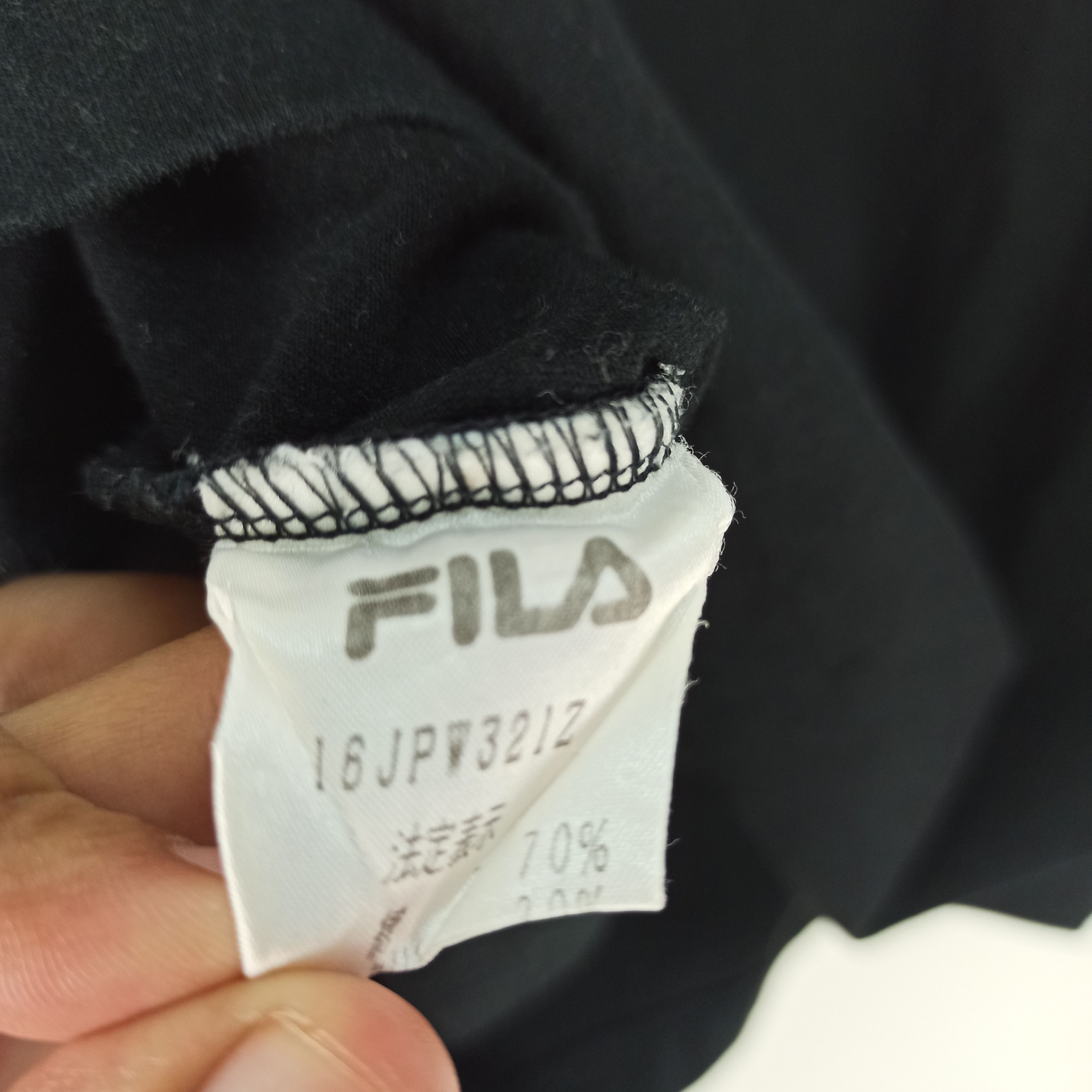Fila FILA Big Logo Block Tshirt Black Size US M / EU 48-50 / 2 - 7 Thumbnail