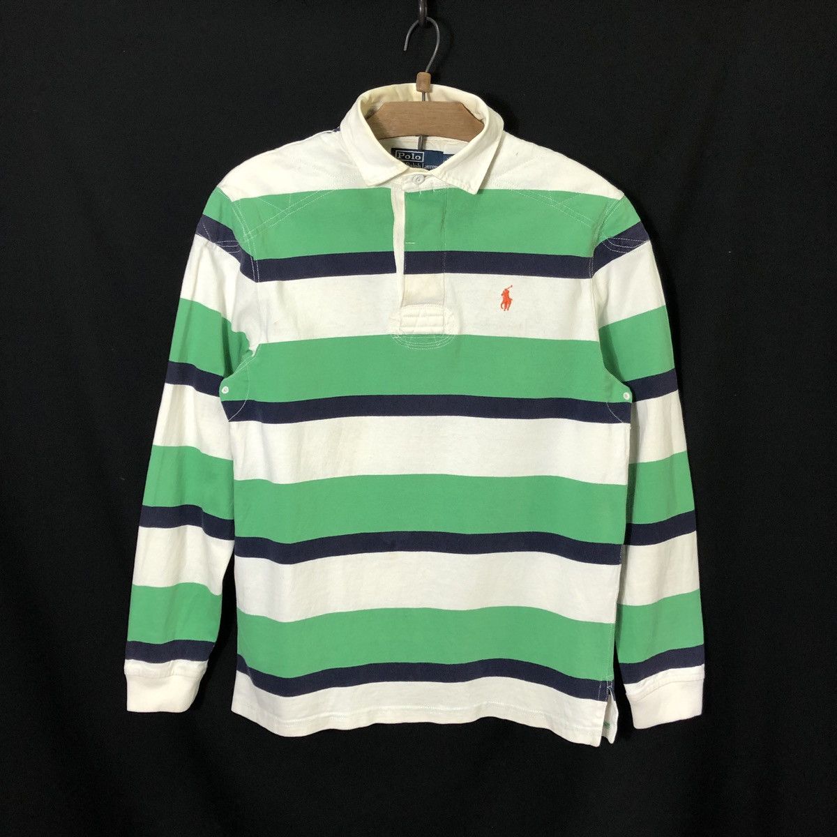Vintage Polo Ralph Lauren Rugby Long Sleeve Polo Shirt