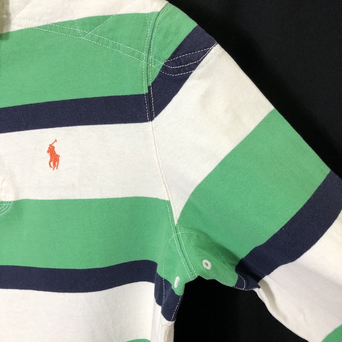 Polo Ralph Lauren Vintage Polo Ralph Lauren Rugby Long Sleeve Polo Shirt Size US S / EU 44-46 / 1 - 4 Thumbnail