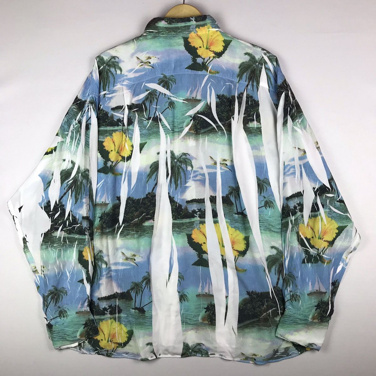Doublet Doublet 100% Rayon 19SS12SH60 ALOHA SHIRT-BLUE SKY- Size US M / EU 48-50 / 2 - 4 Thumbnail
