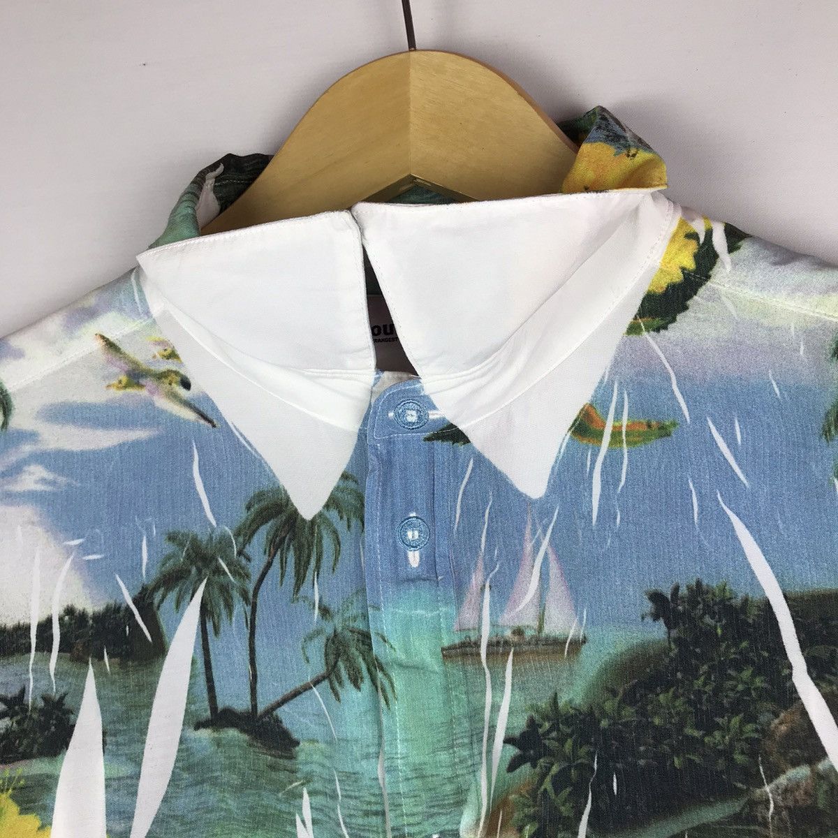 Doublet Doublet 100% Rayon 19SS12SH60 ALOHA SHIRT-BLUE SKY- Size US M / EU 48-50 / 2 - 3 Thumbnail
