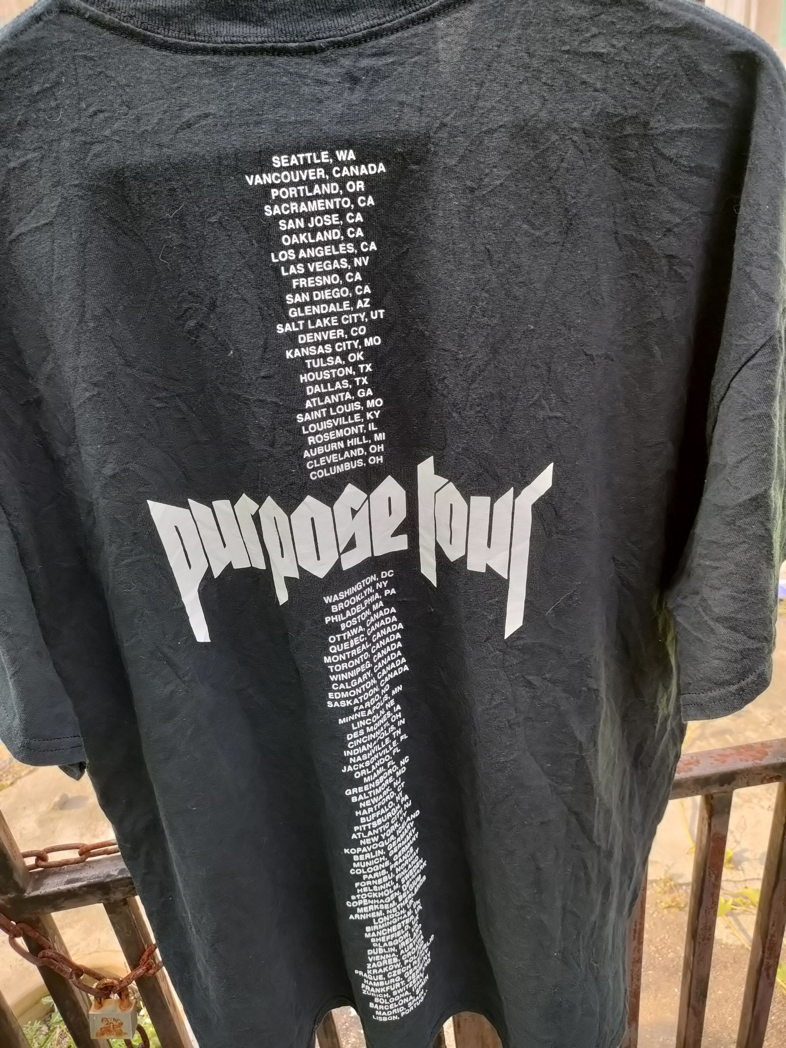 Band Tees × Justin Bieber Justin Bieber Purpose Tour Size US XL / EU 56 / 4 - 2 Thumbnail