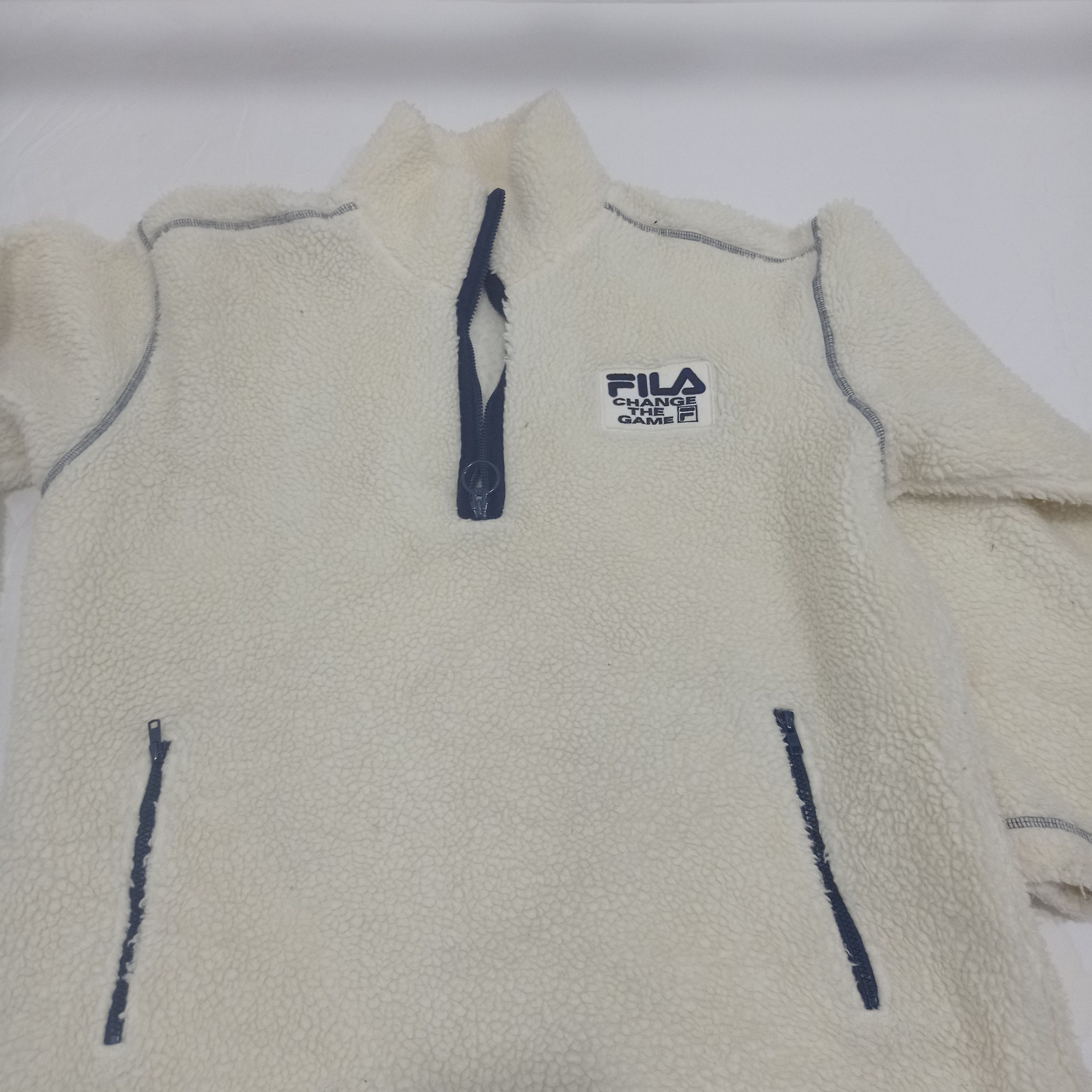 Fila VINTAGE FILA HALF ZIPPER FLEECE JACKET Size US L / EU 52-54 / 3 - 10 Thumbnail