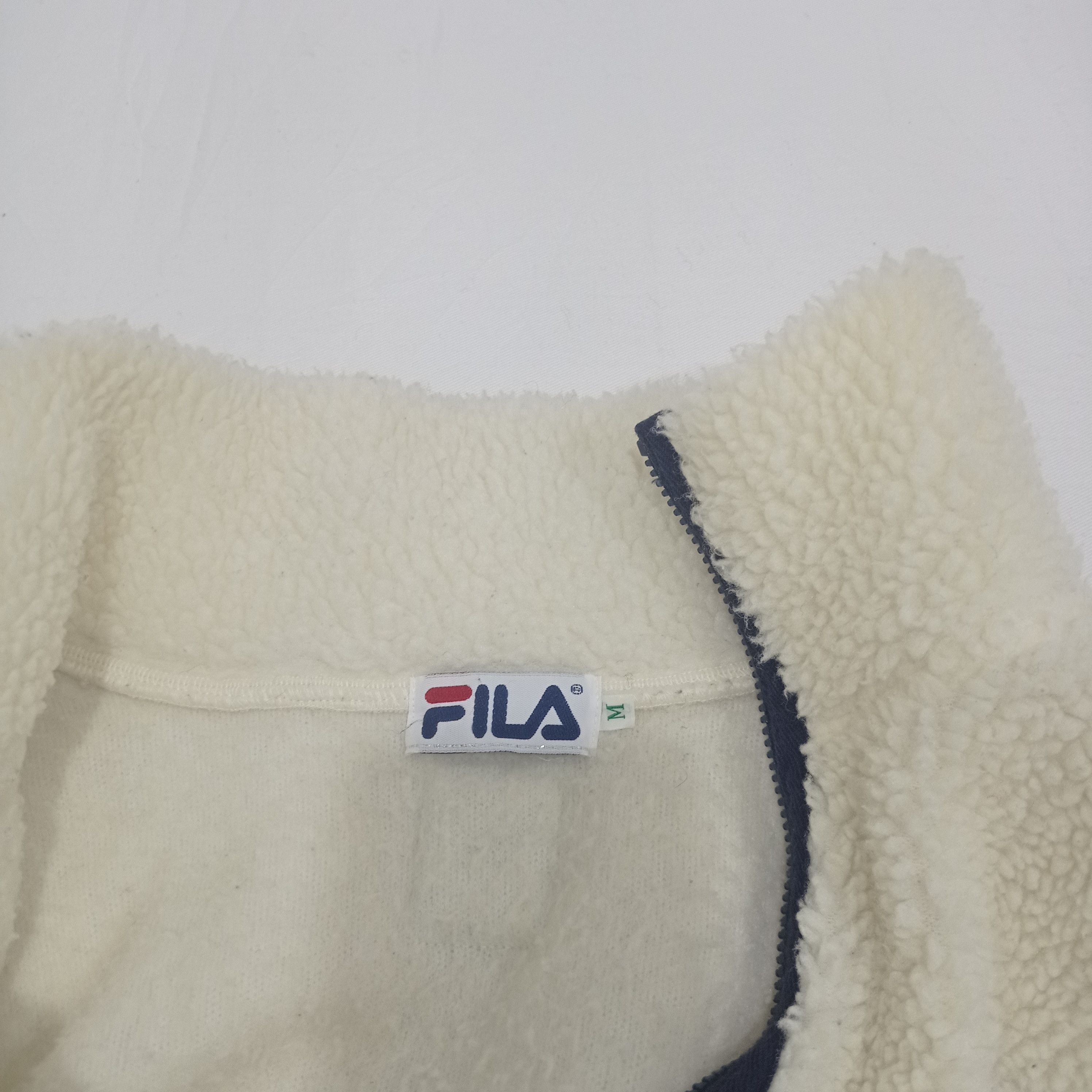 Fila VINTAGE FILA HALF ZIPPER FLEECE JACKET Size US L / EU 52-54 / 3 - 4 Thumbnail