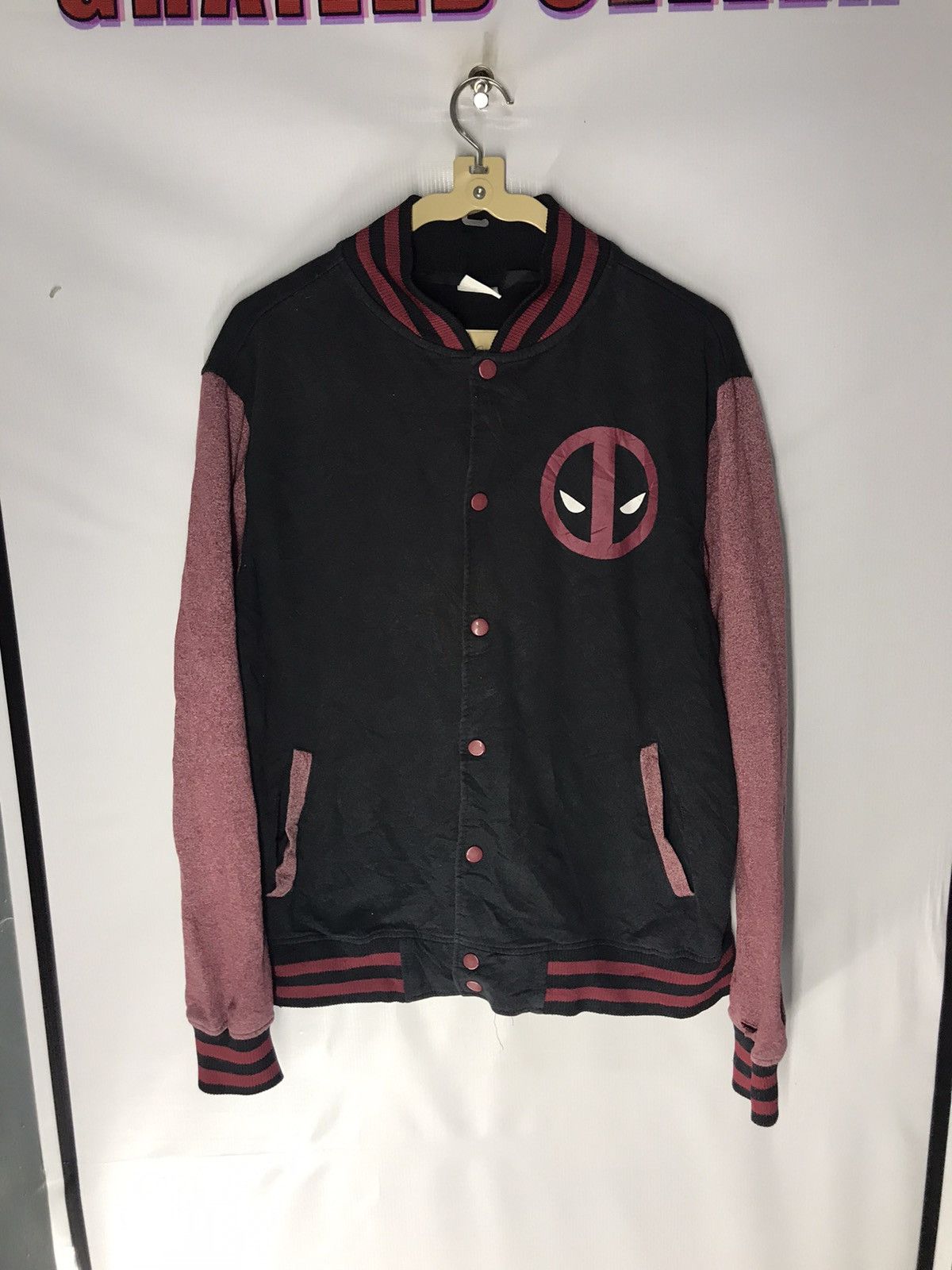 Mad Engine × Marvel Comics Deadpool marvel snap button sweatshirt Size US S / EU 44-46 / 1 - 7 Thumbnail