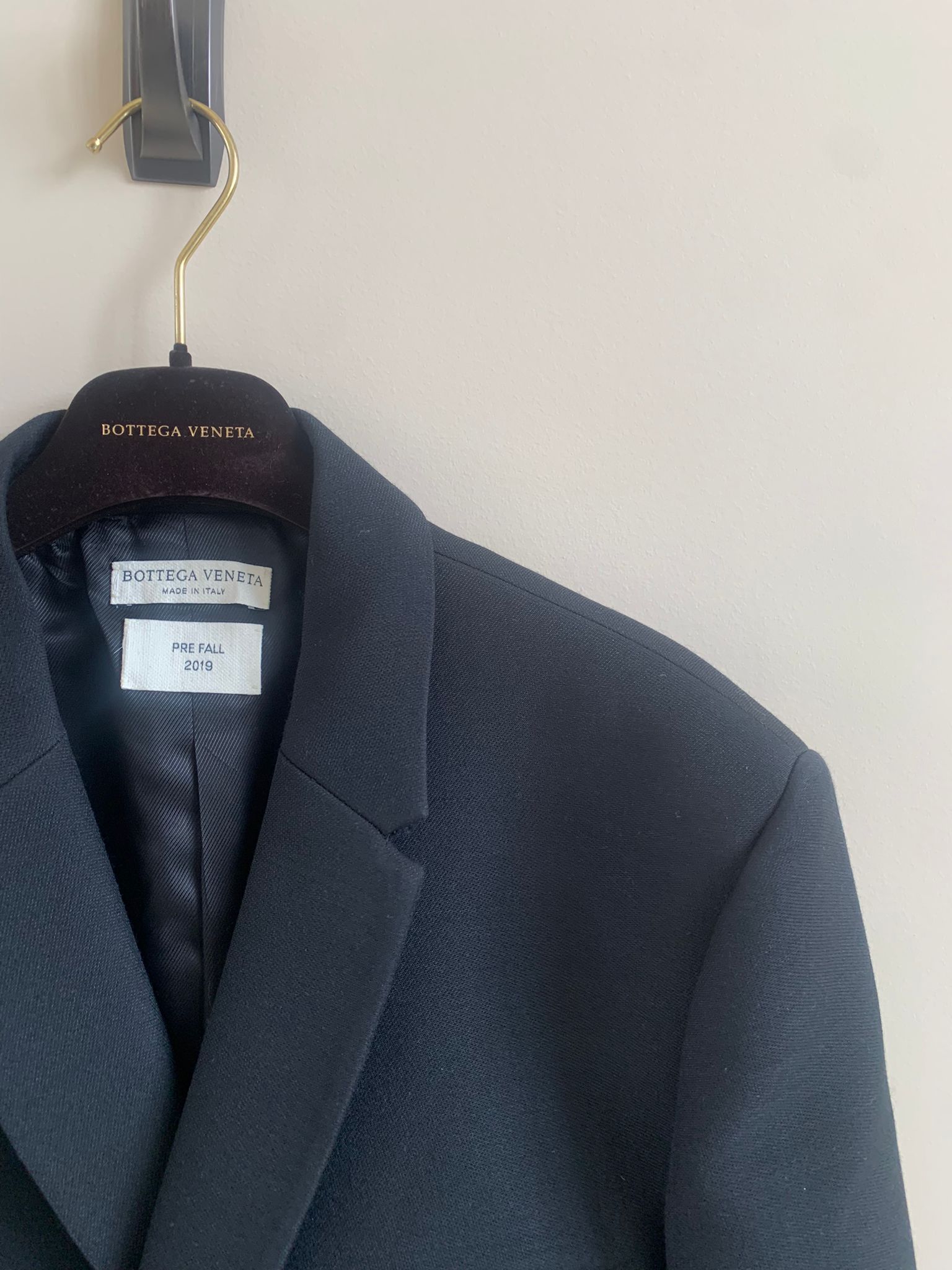 Bottega Veneta Compact Dry Wool Coat in Black Size US L / EU 52-54 / 3 - 4 Thumbnail