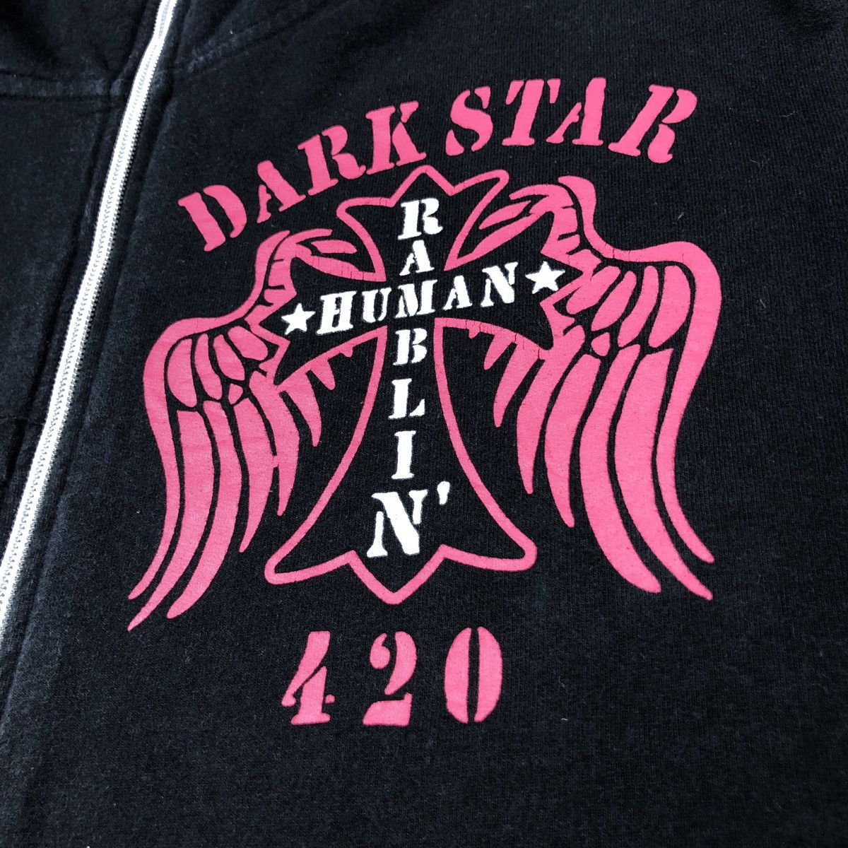 Japanese Brand Dangerous Warning Skull Zip Hoodie Size US S / EU 44-46 / 1 - 7 Thumbnail