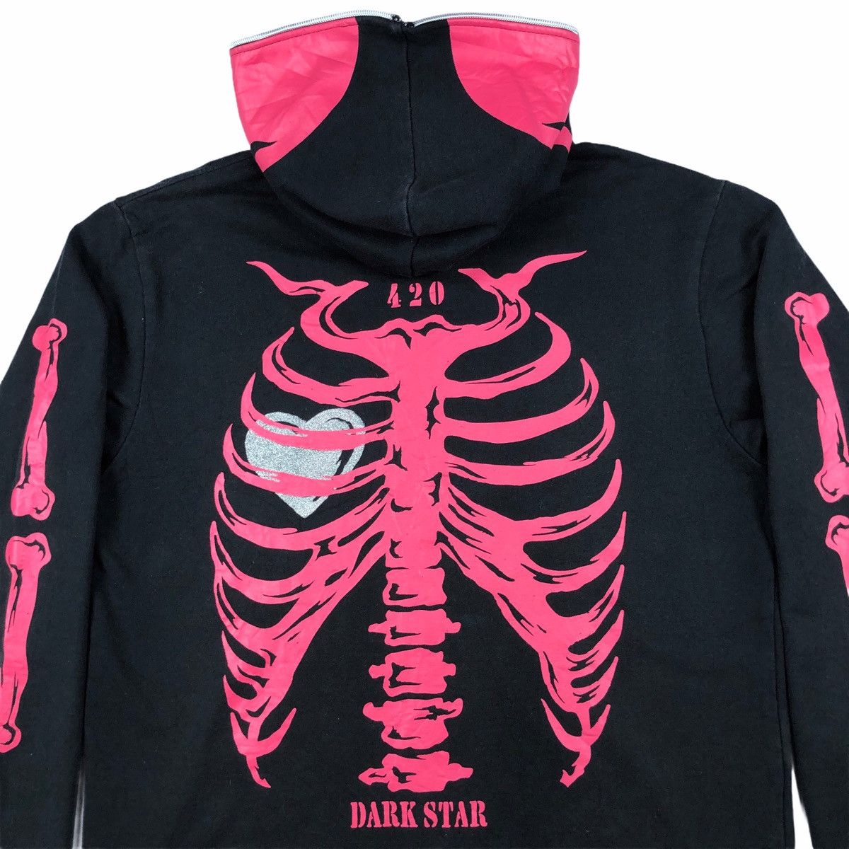 Japanese Brand Dangerous Warning Skull Zip Hoodie Size US S / EU 44-46 / 1 - 4 Thumbnail