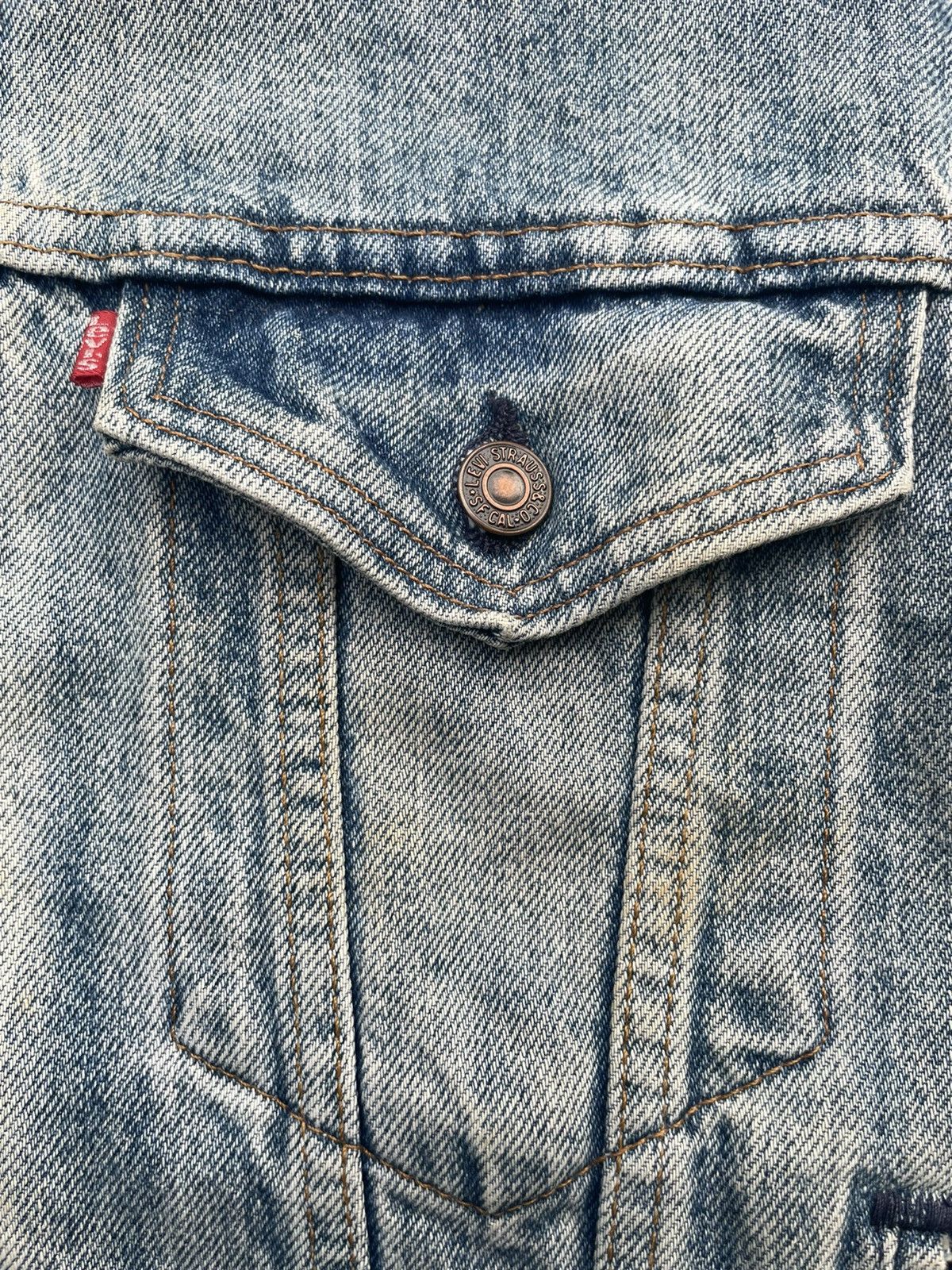 Levi's Vintage 1993 Levis 70506 Denim Jacket Size US L / EU 52-54 / 3 - 21 Thumbnail