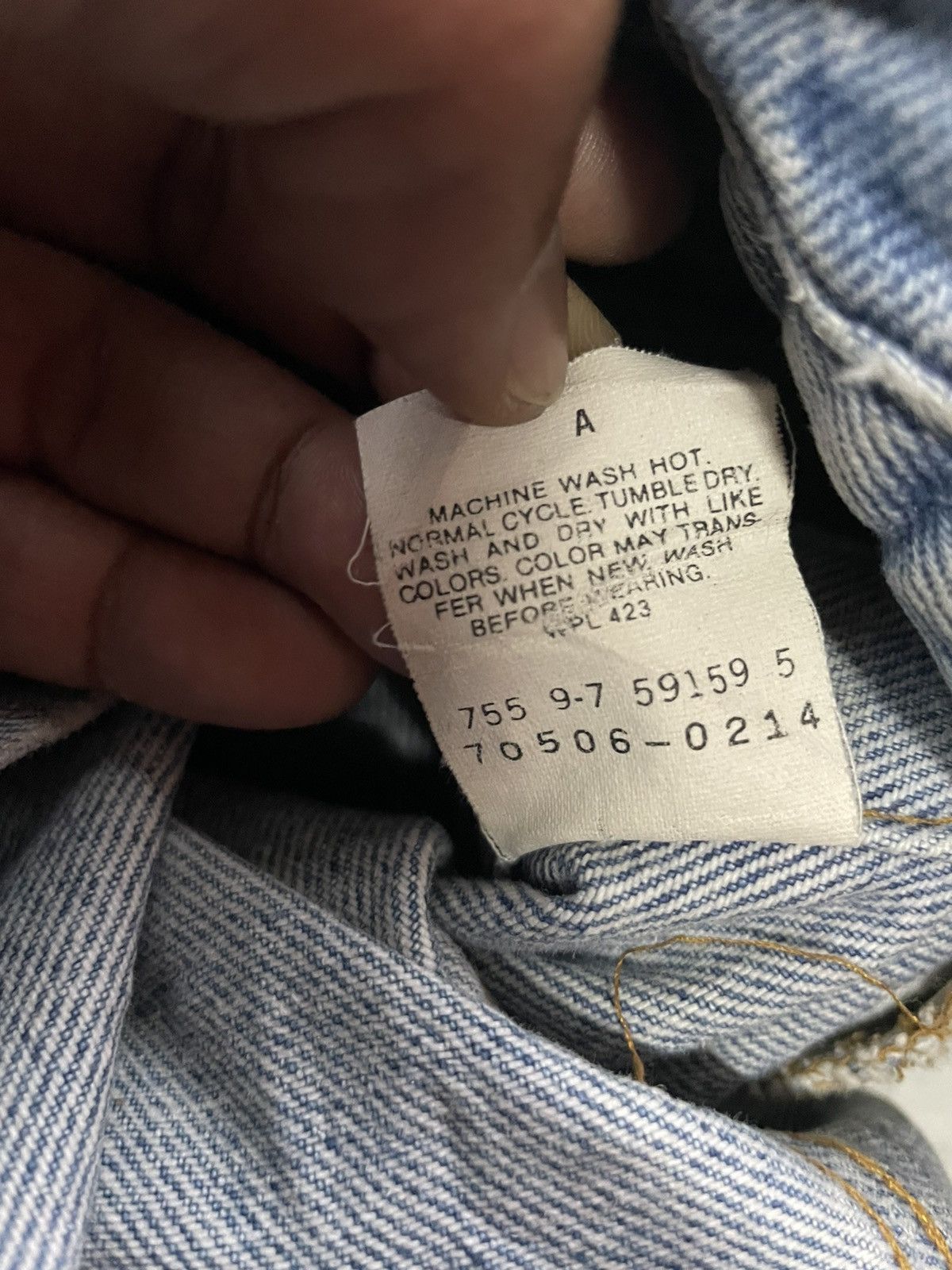 Levi's × Vintage Levis 70506 Vintage 1997 Denim Jacket Size US S / EU 44-46 / 1 - 13 Thumbnail