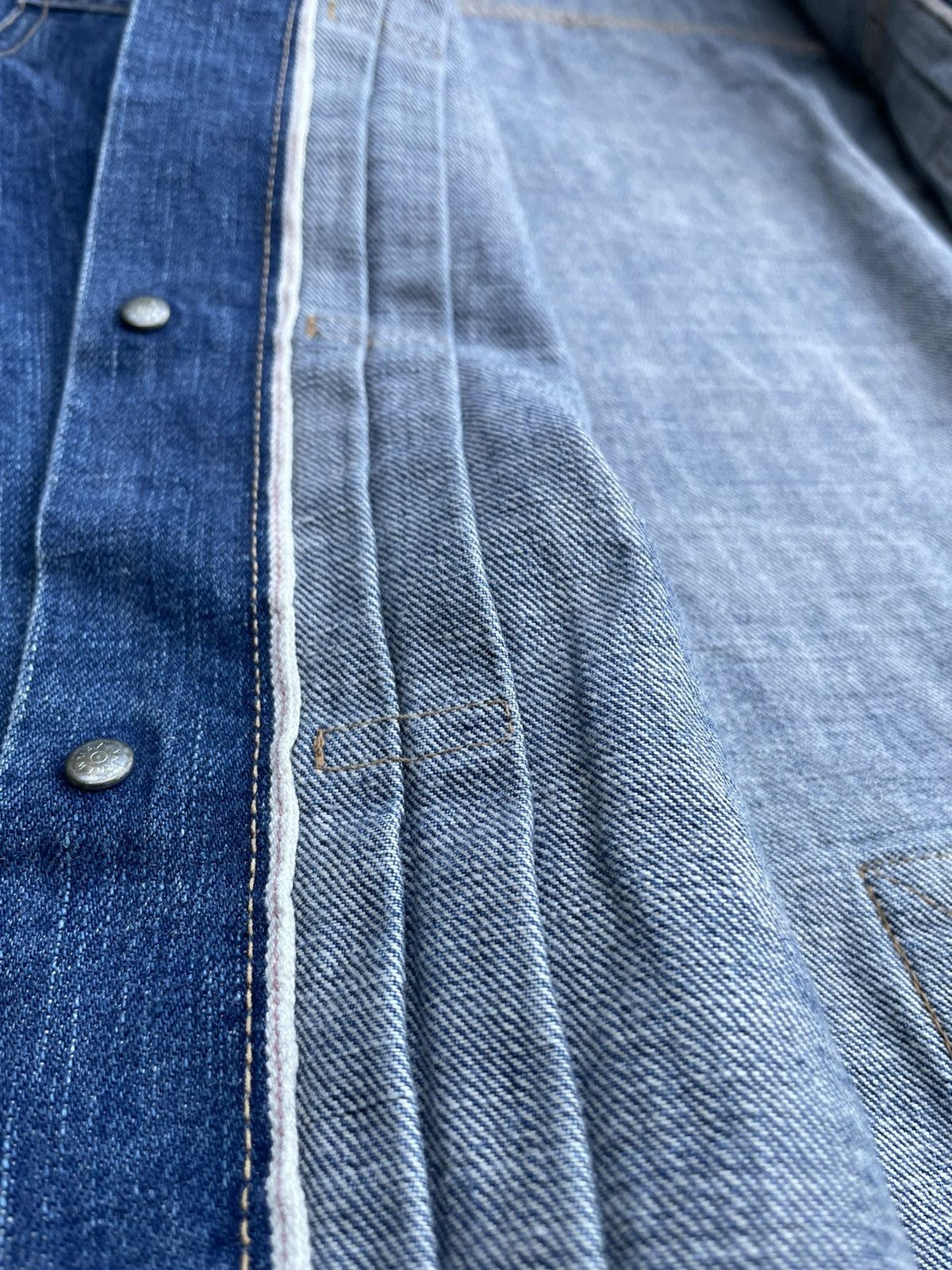 Japanese Brand Modern Amusement Selvedge Type 1 Denim Jacket Size US L / EU 52-54 / 3 - 13 Thumbnail
