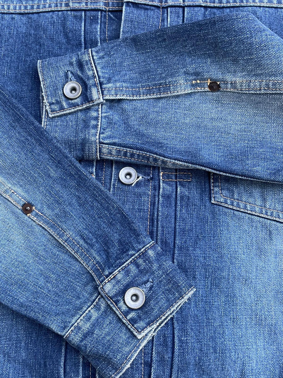 Japanese Brand Modern Amusement Selvedge Type 1 Denim Jacket Size US L / EU 52-54 / 3 - 16 Thumbnail
