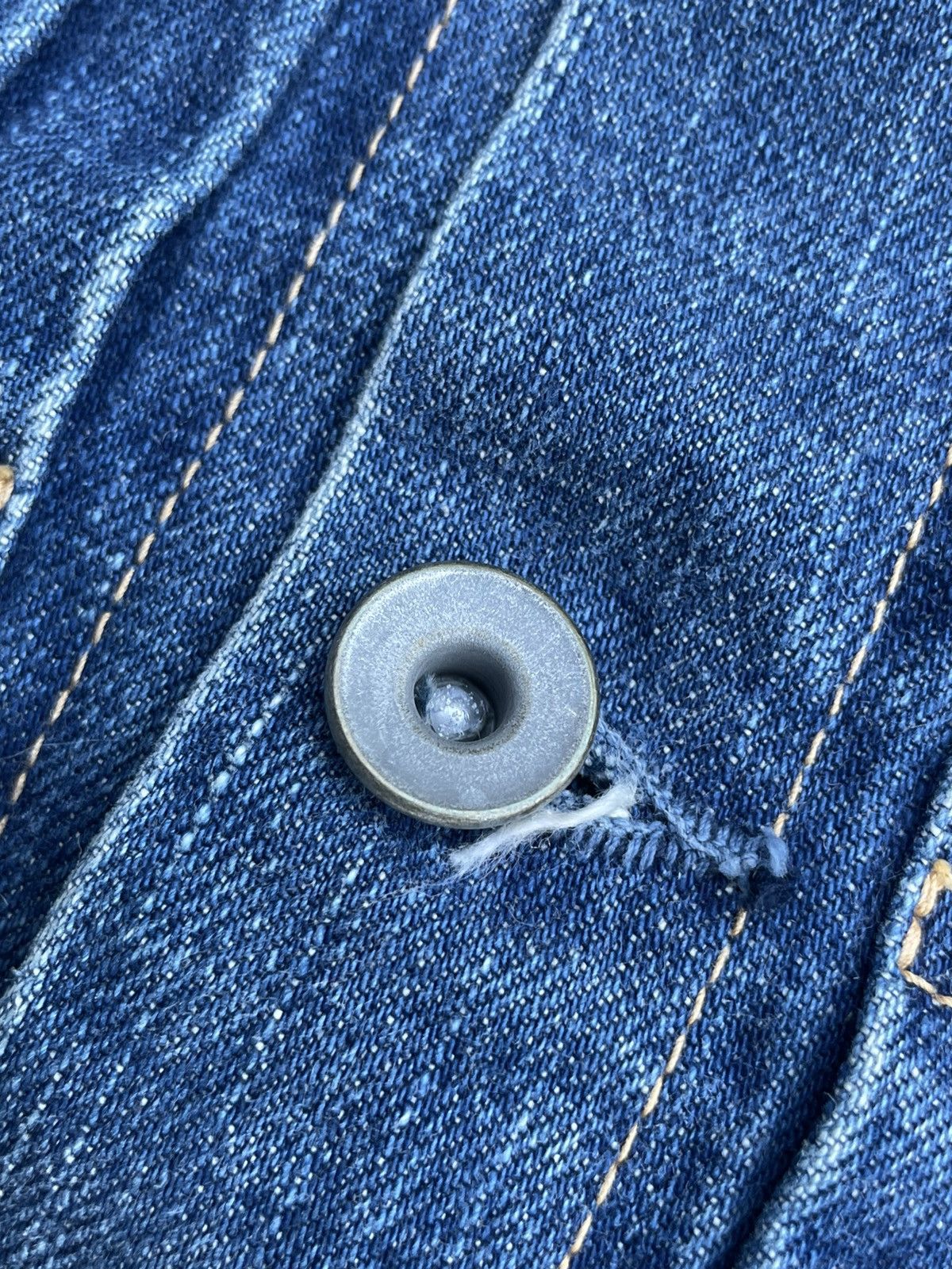 Japanese Brand Modern Amusement Selvedge Type 1 Denim Jacket Size US L / EU 52-54 / 3 - 17 Thumbnail