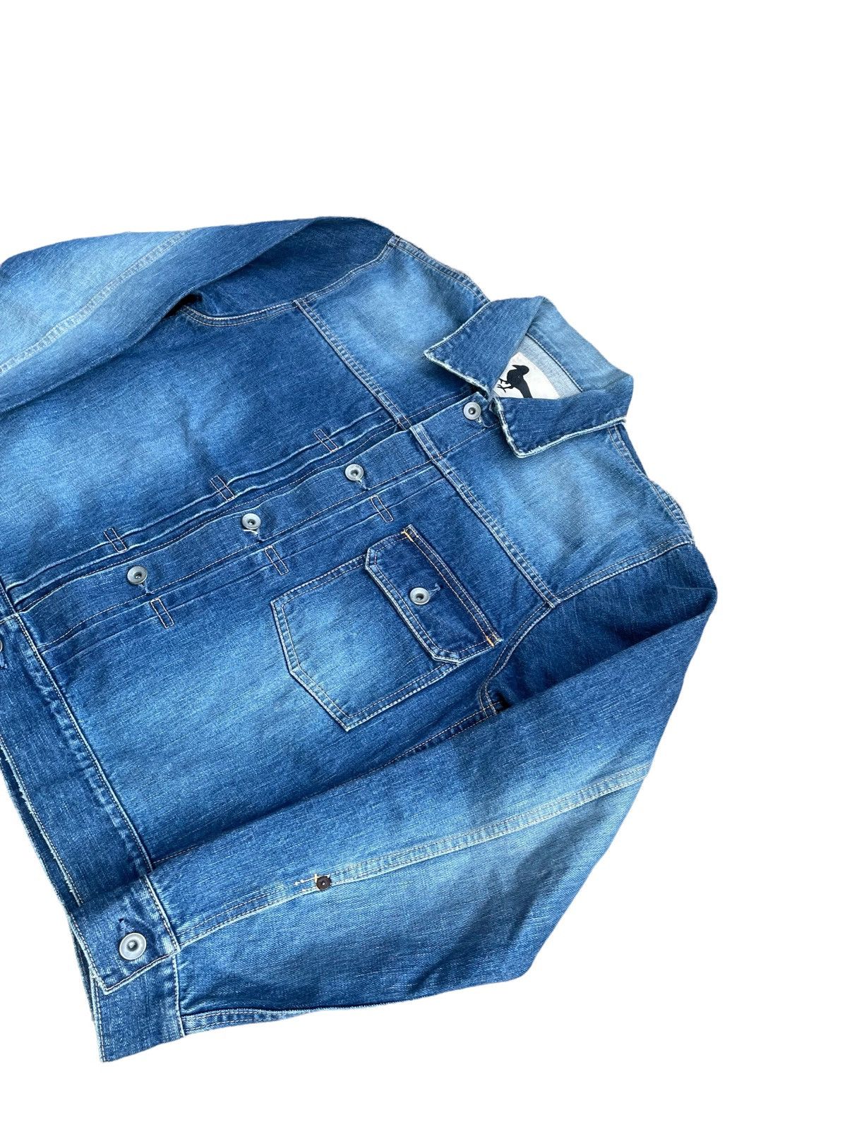 Japanese Brand Modern Amusement Selvedge Type 1 Denim Jacket Size US L / EU 52-54 / 3 - 4 Thumbnail