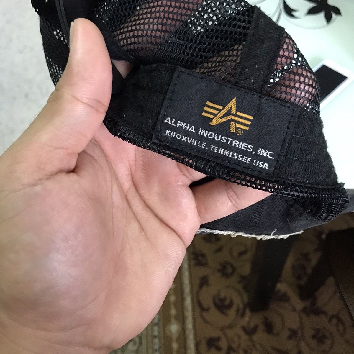 Alpha Industries Alpha Industries Distressed Trucker Hats Like Chrome Hearts Size ONE SIZE - 12 Thumbnail
