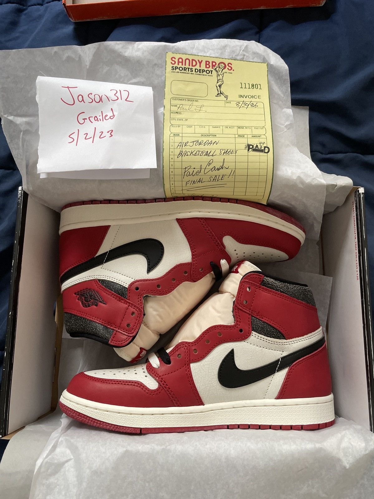 Nike Air Jordan 1 Lost and Found | Grailed