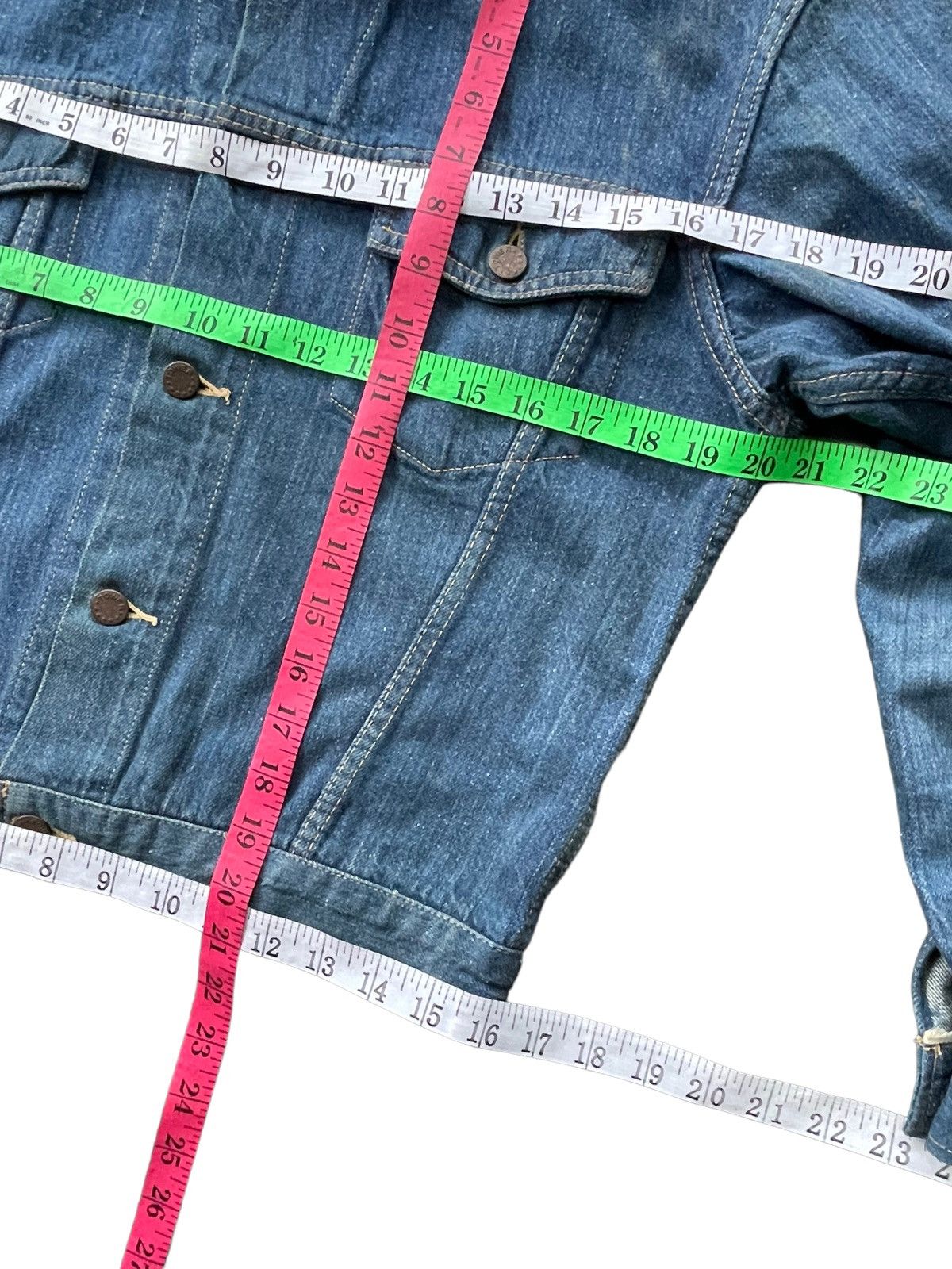 Japanese Brand Vintage Tower Selvedge Denim Jacket Size US M / EU 48-50 / 2 - 14 Thumbnail