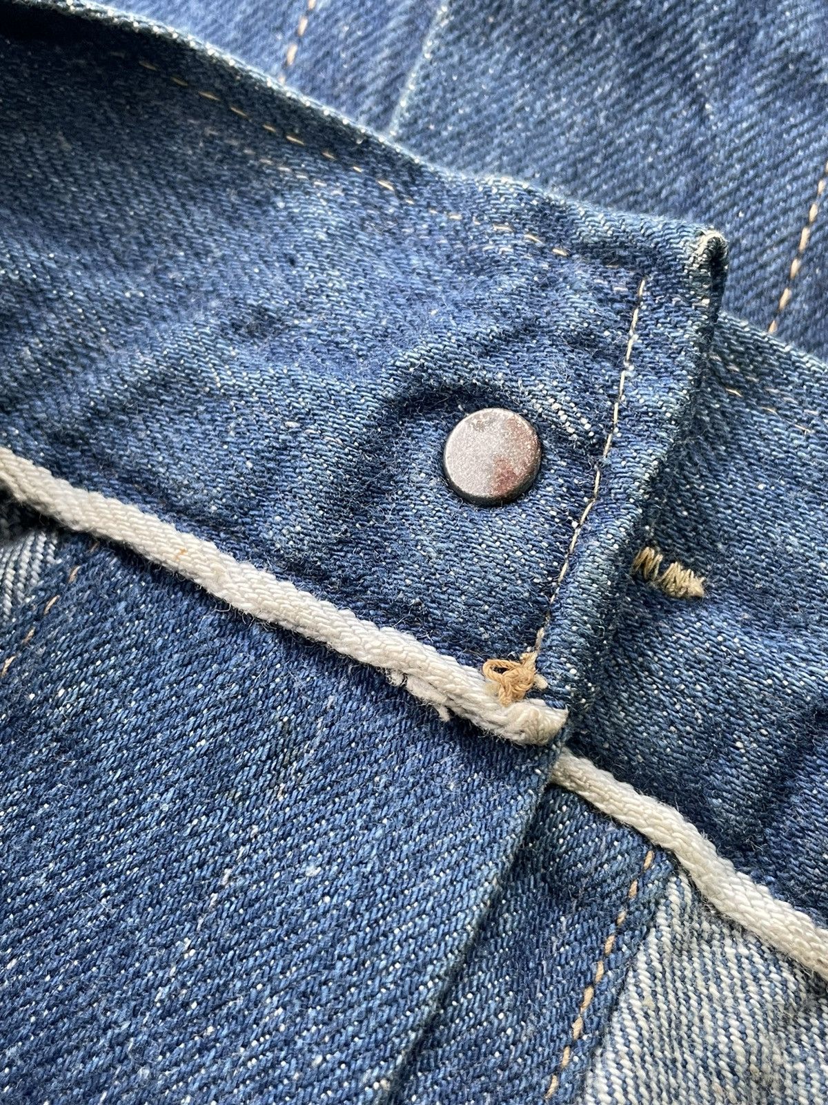 Japanese Brand Vintage Tower Selvedge Denim Jacket Size US M / EU 48-50 / 2 - 11 Thumbnail