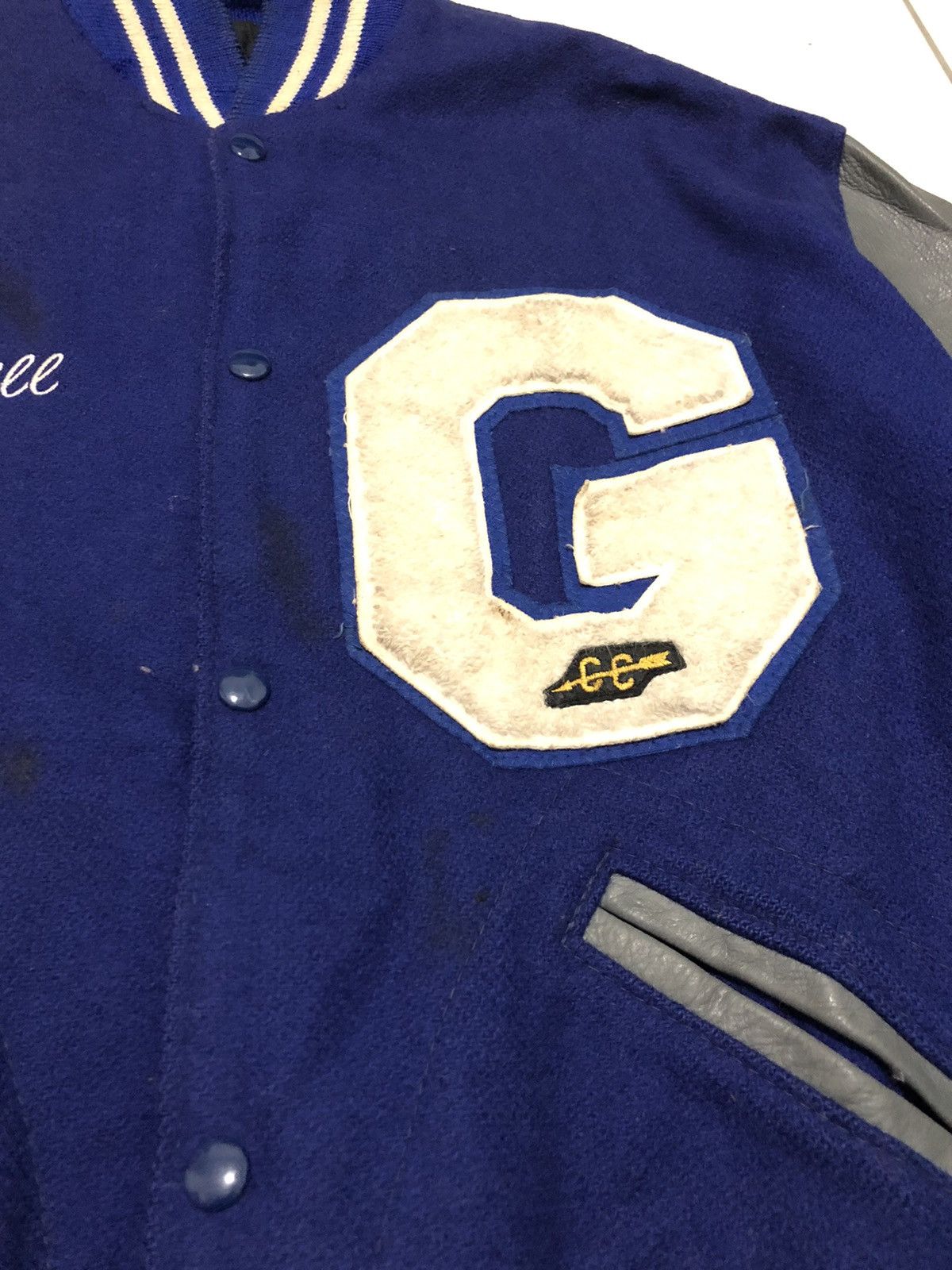 Vintage VJ29 Settlemien Portland Oregan Big Logo Varsity Jacket Size US L / EU 52-54 / 3 - 4 Thumbnail